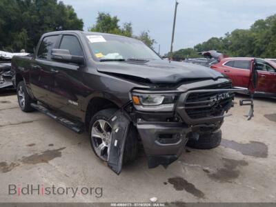 2024 RAM 1500 Laramie 4X4 5'7 Box, gray — VIN 1C6SRFJT8RN198201, IAAI