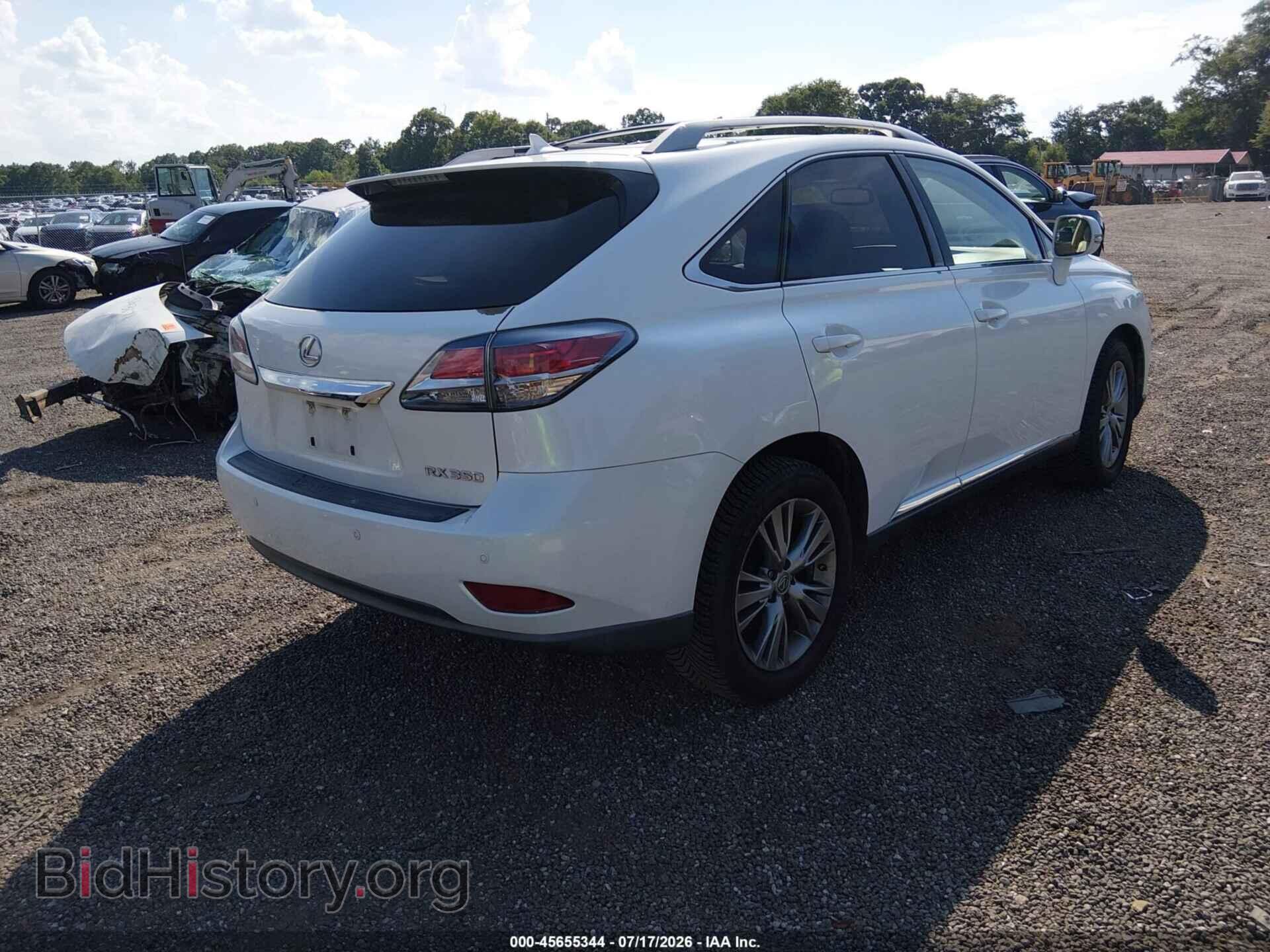 2013 LEXUS RX 350 - VIN: 2T2ZK1BA0DC129652 - Фото 4