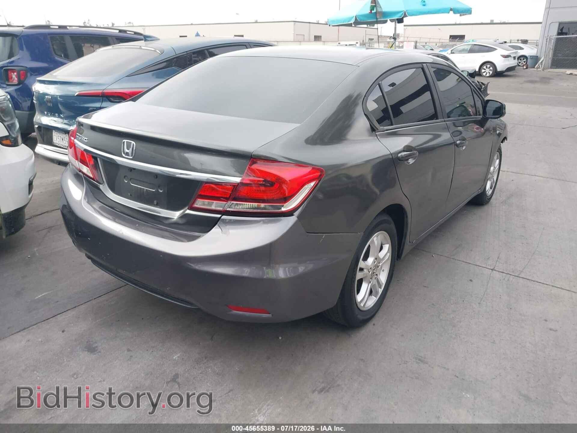 2013 HONDA CIVIC - VIN: 19XFB2F56DE276036 - Фото 4