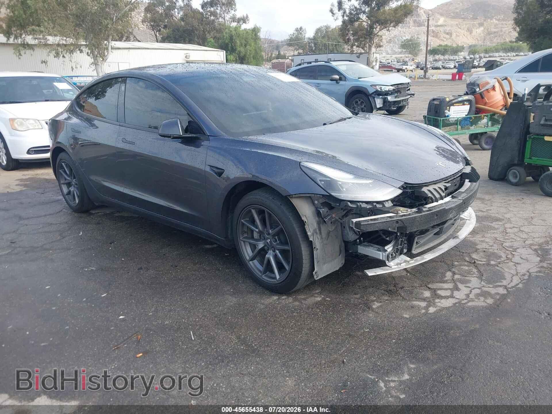 Photo 5YJ3E1EB2NF332884 - TESLA MODEL 3 2022