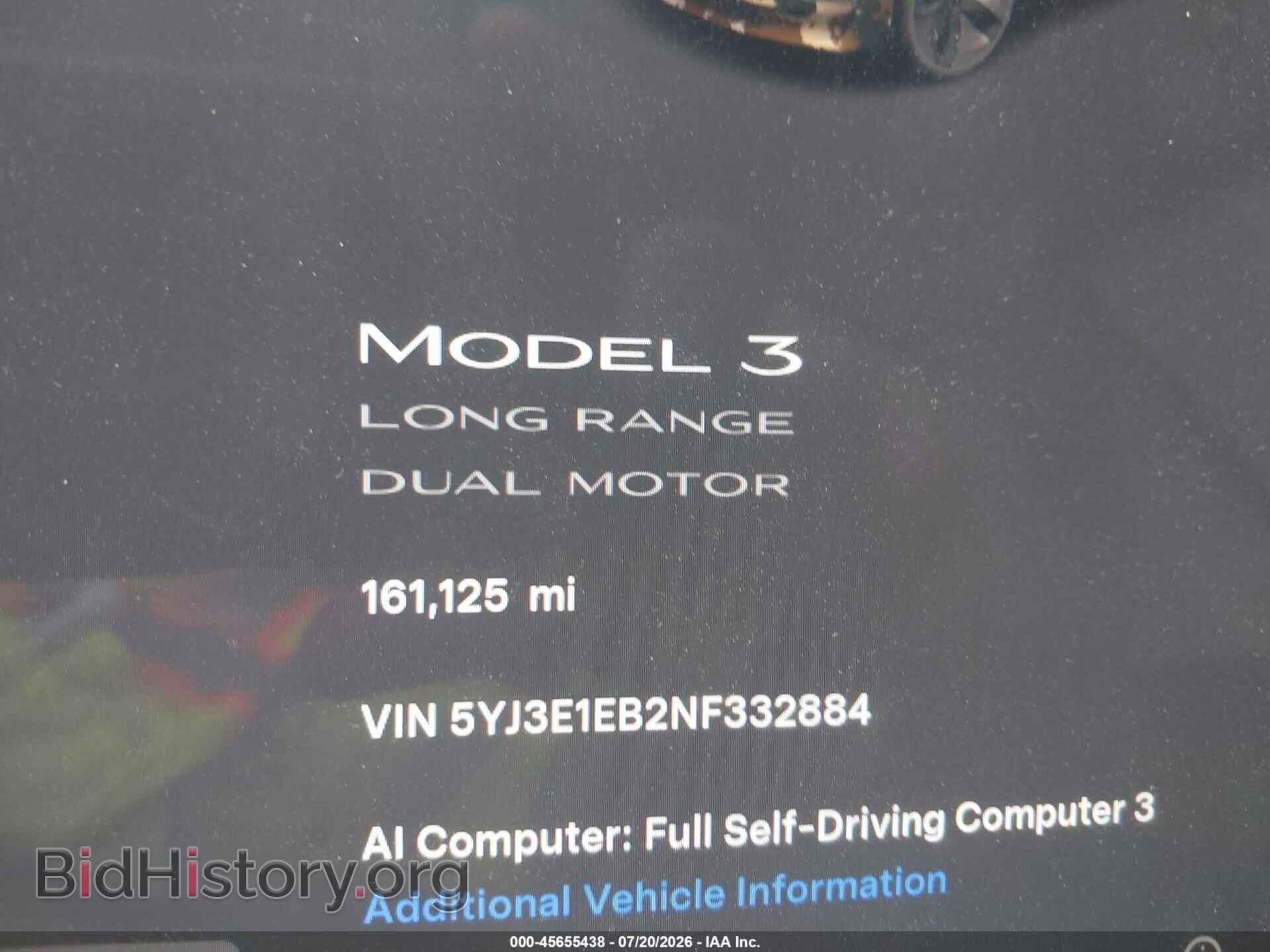 2022 TESLA MODEL 3 - VIN: 5YJ3E1EB2NF332884 - Фото 7