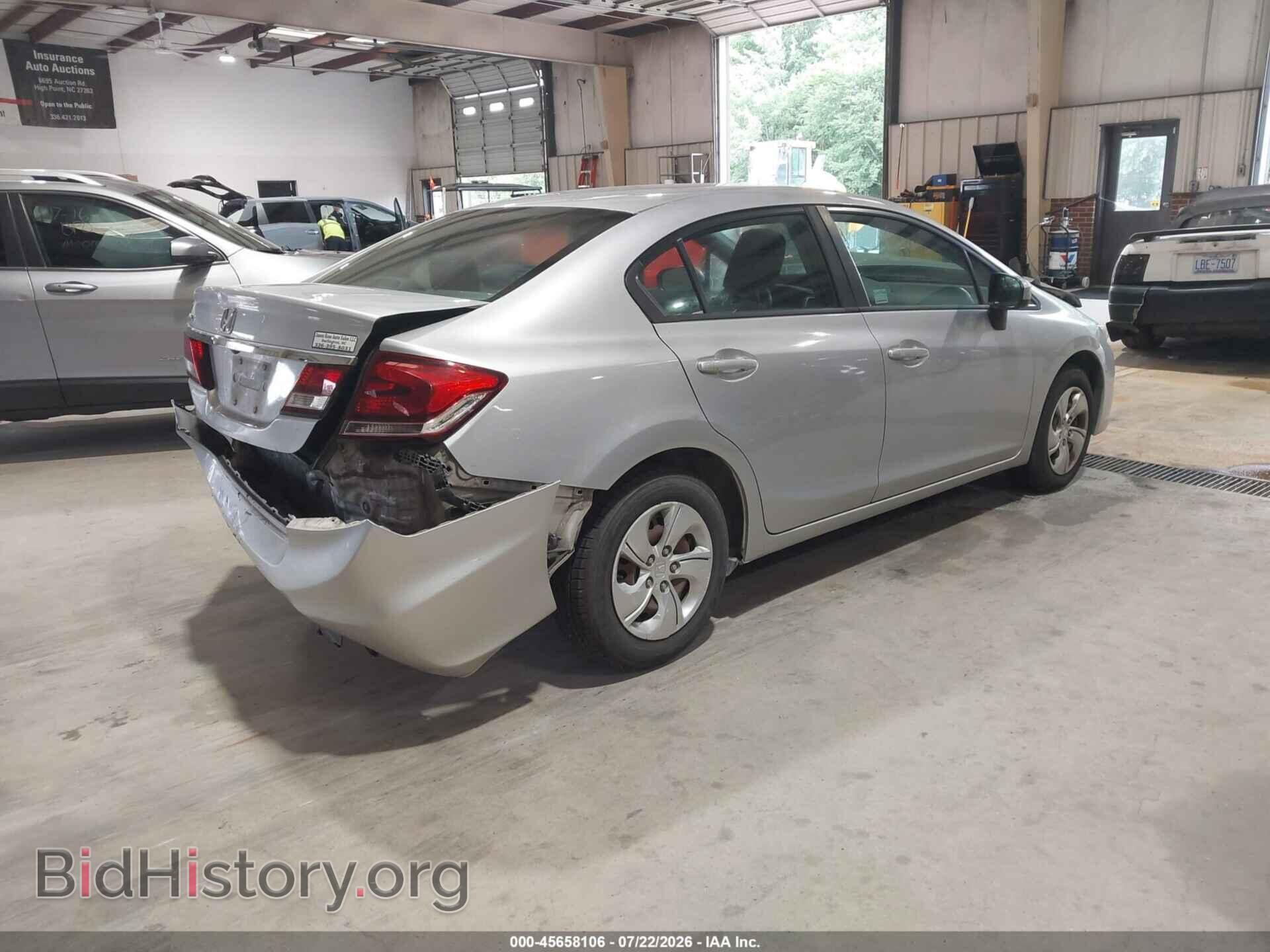 2014 HONDA CIVIC - VIN: 19XFB2F5XEE270046 - Фото 4
