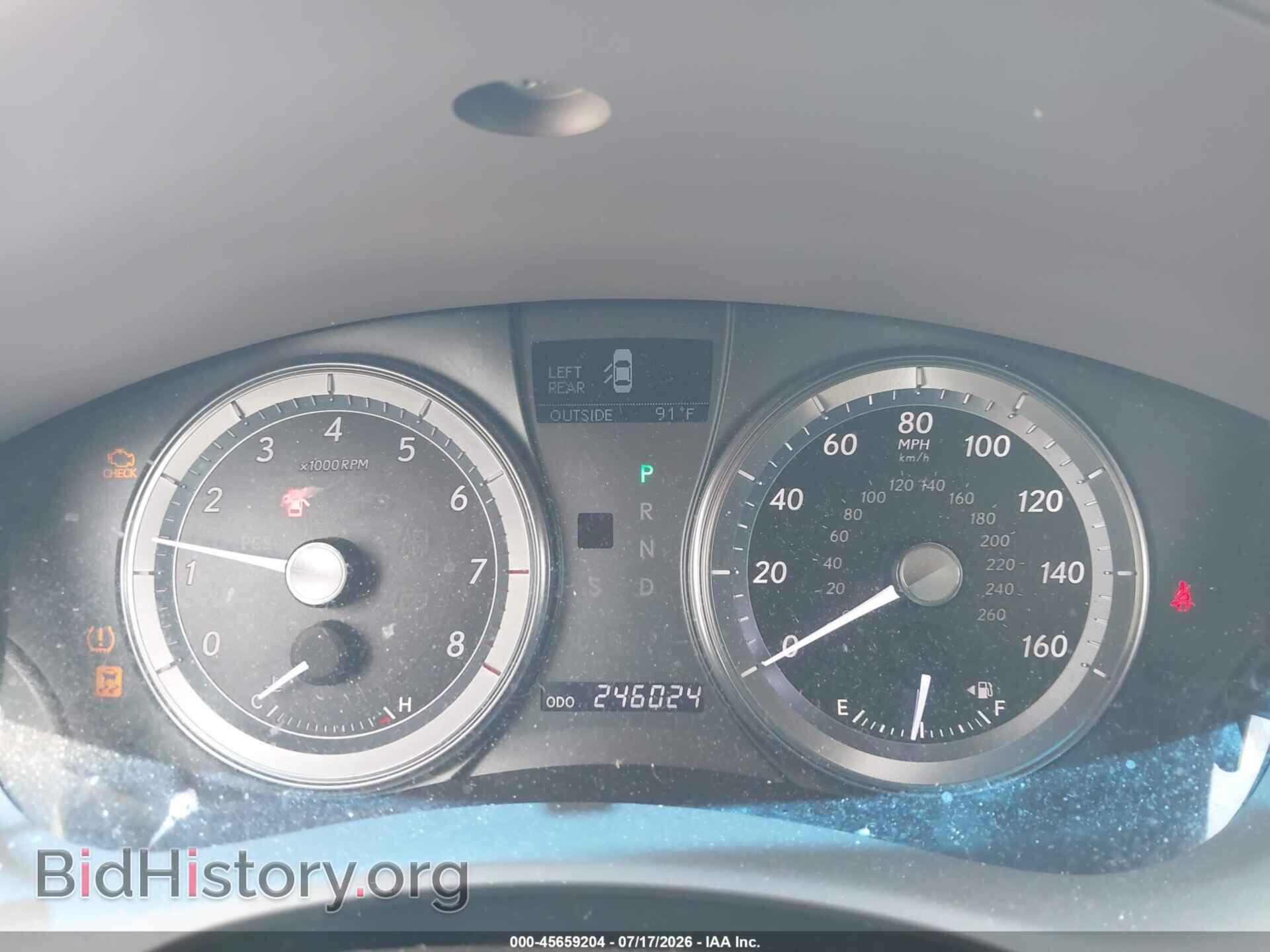 2010 LEXUS ES 350 - VIN: JTHBK1EG3A2377196 - Фото 7