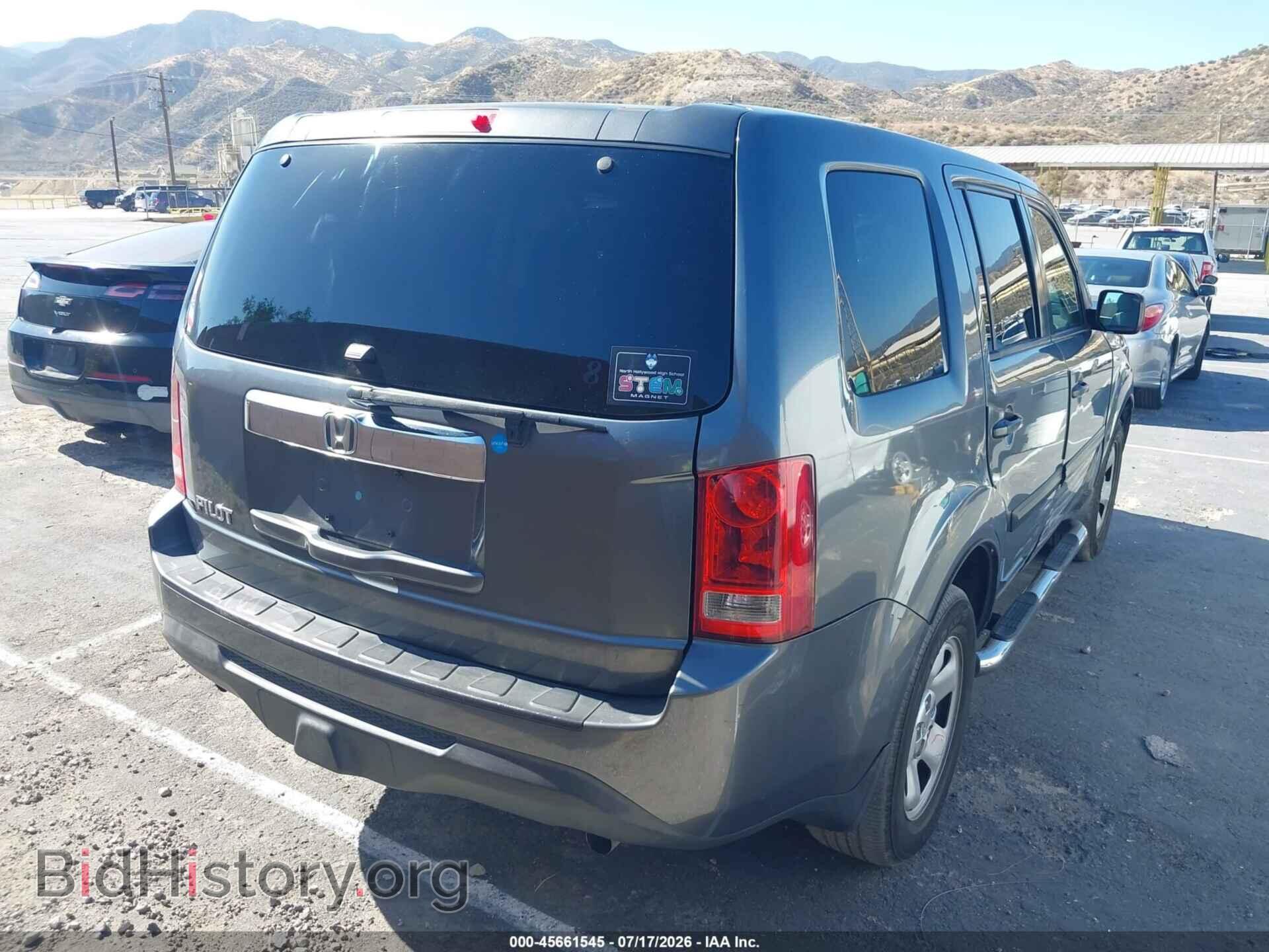 2013 HONDA PILOT - VIN: 5FNYF3H21DB028700 - Photo 4