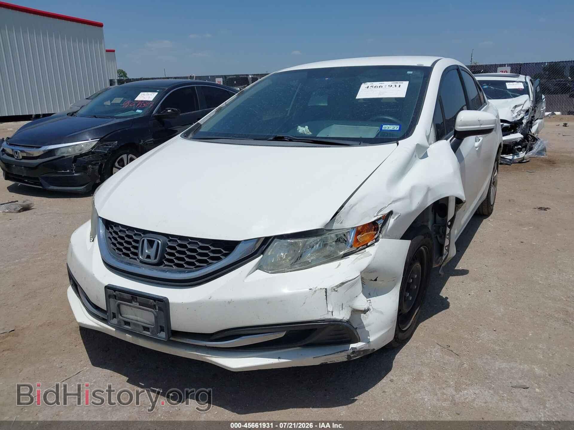 2014 HONDA CIVIC - VIN: 19XFB2F57EE043199 - Photo 2