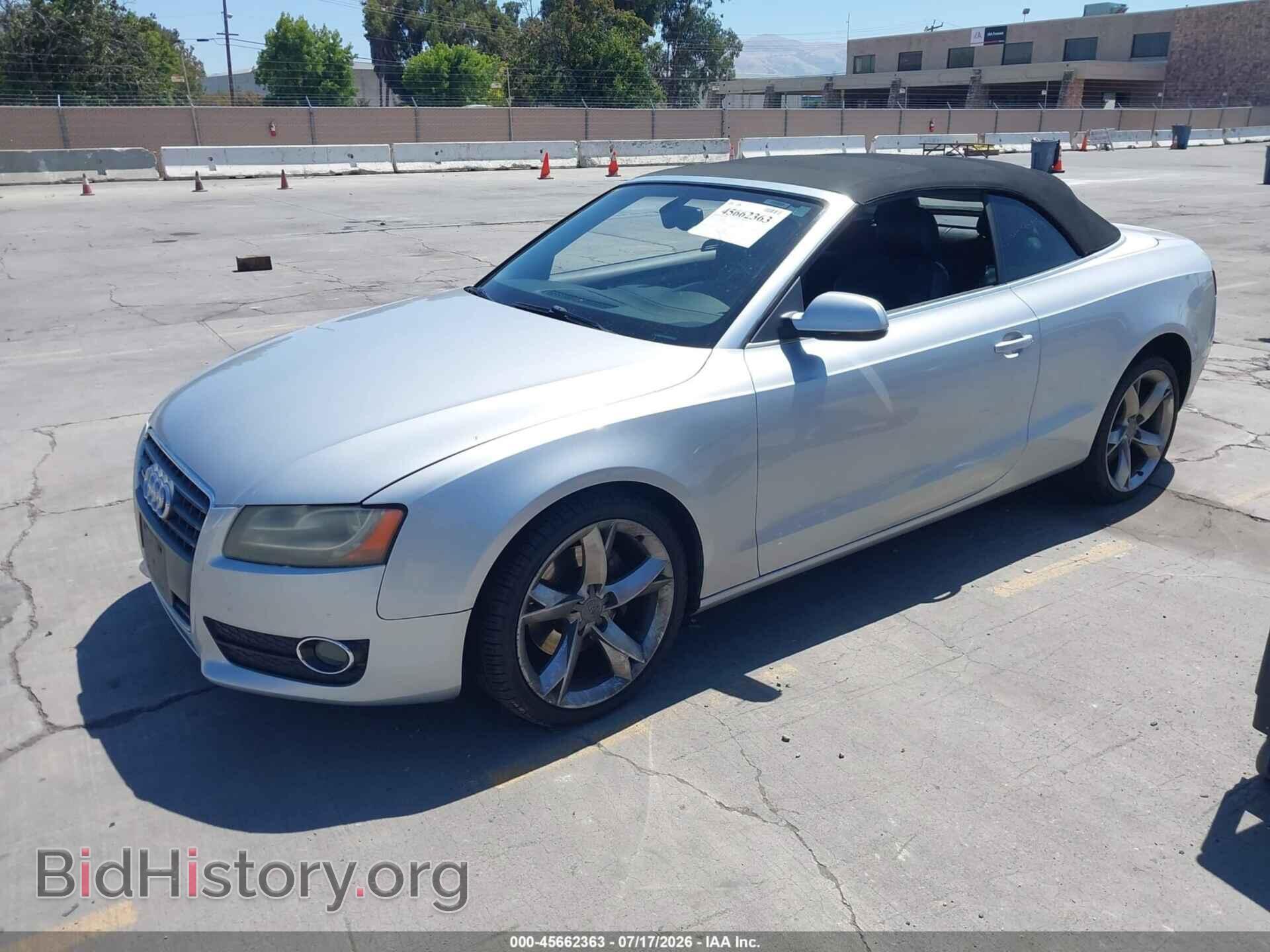 2012 AUDI A5 - VIN: WAULFAFH8CN001027 - Photo 2