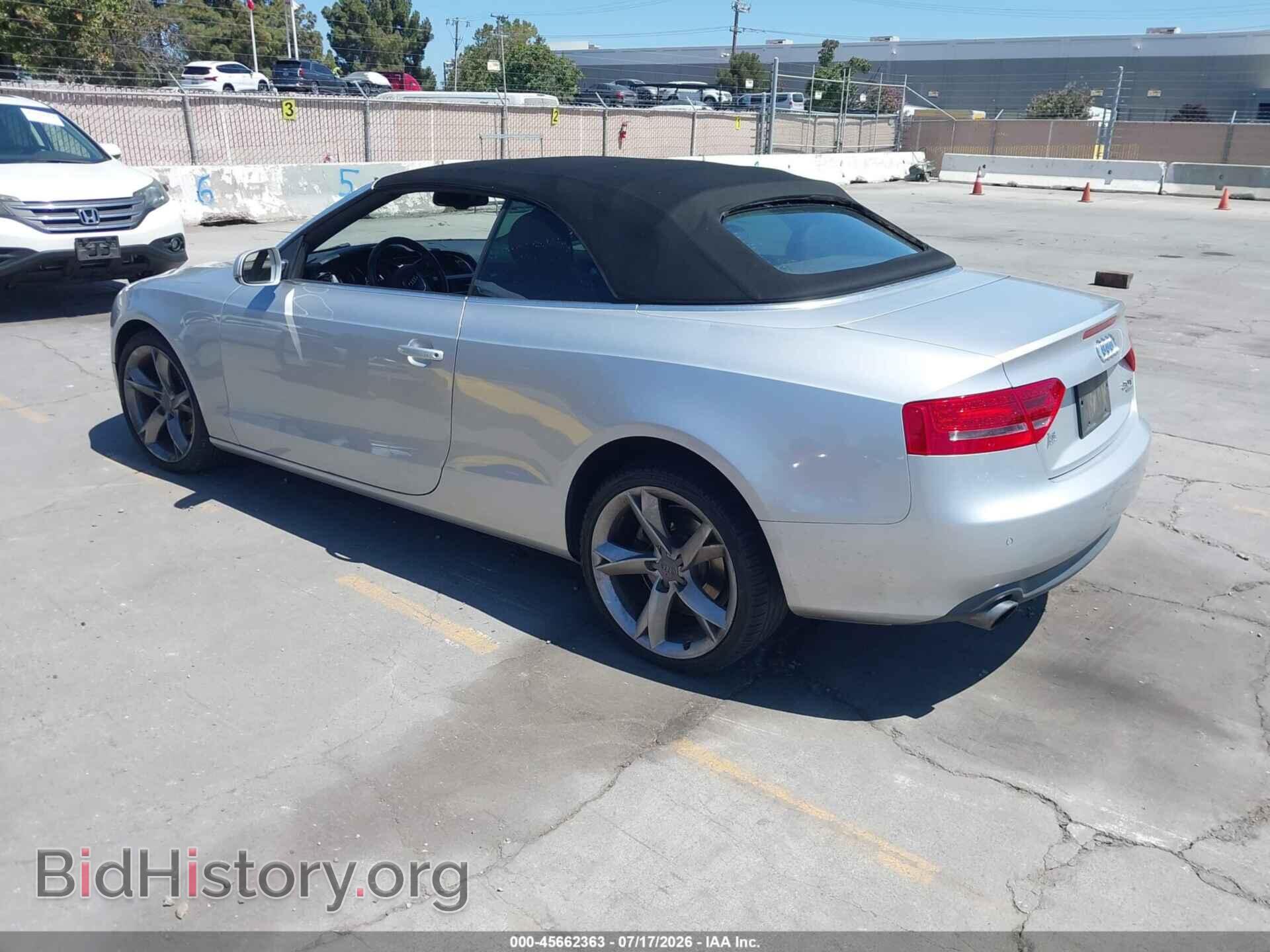 2012 AUDI A5 - VIN: WAULFAFH8CN001027 - Photo 3