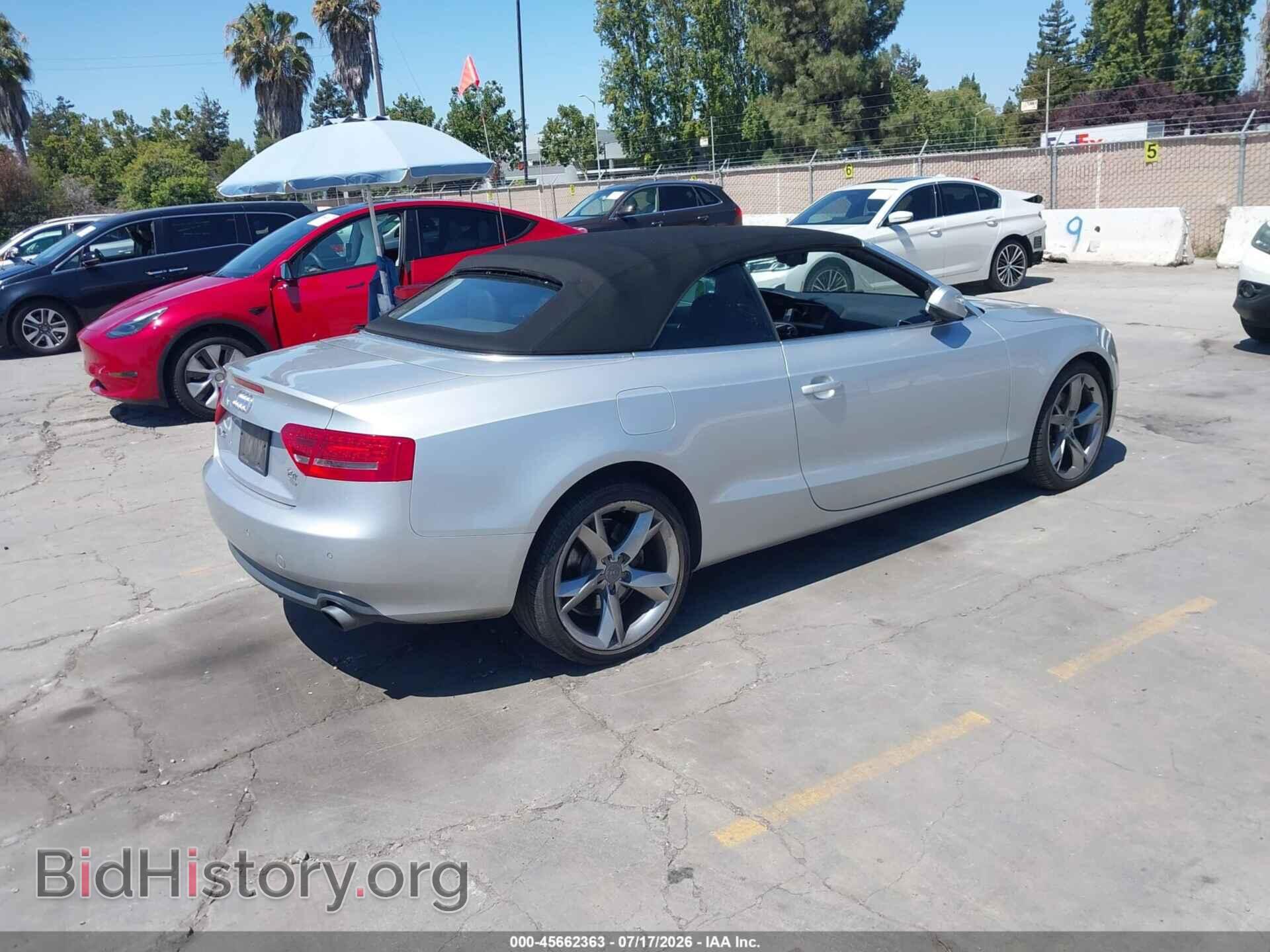 2012 AUDI A5 - VIN: WAULFAFH8CN001027 - Photo 4