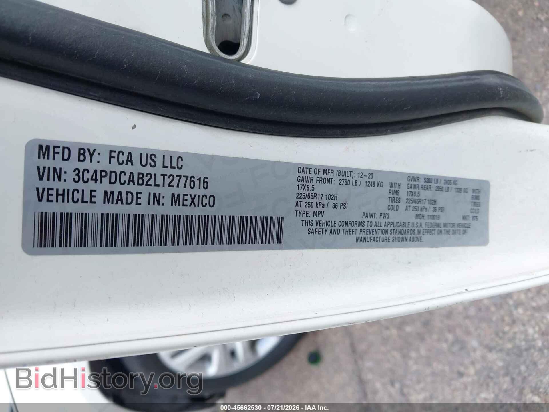 2020 DODGE JOURNEY - VIN: 3C4PDCAB2LT277616 - Photo 9