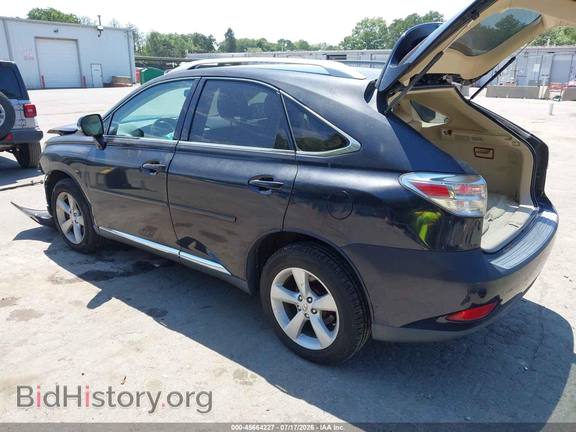 2010 LEXUS RX 350 - VIN: 2T2BK1BA7AC010400 - Фото 3