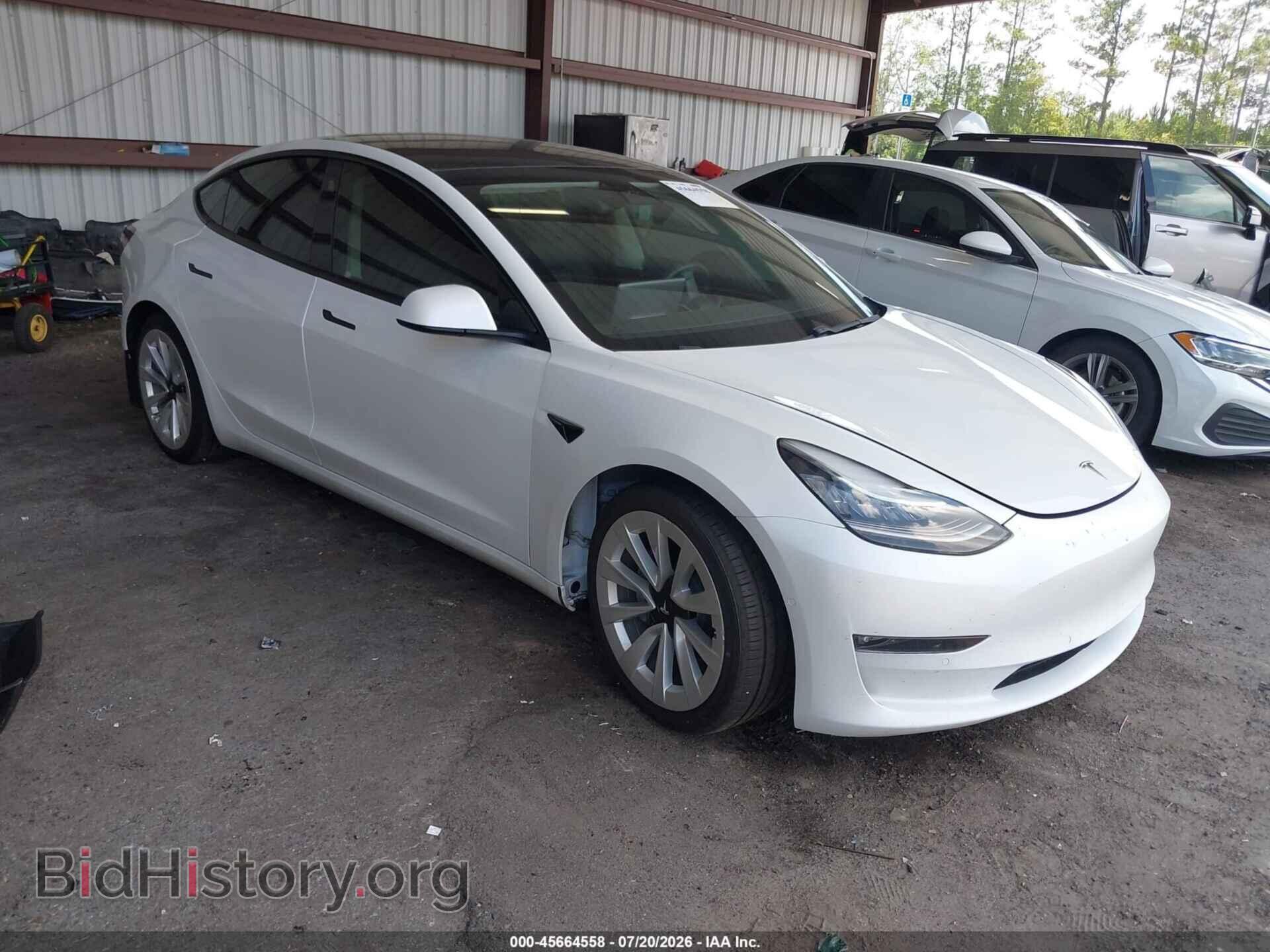 Фотография 5YJ3E1EA8MF856708 - TESLA MODEL 3 2021