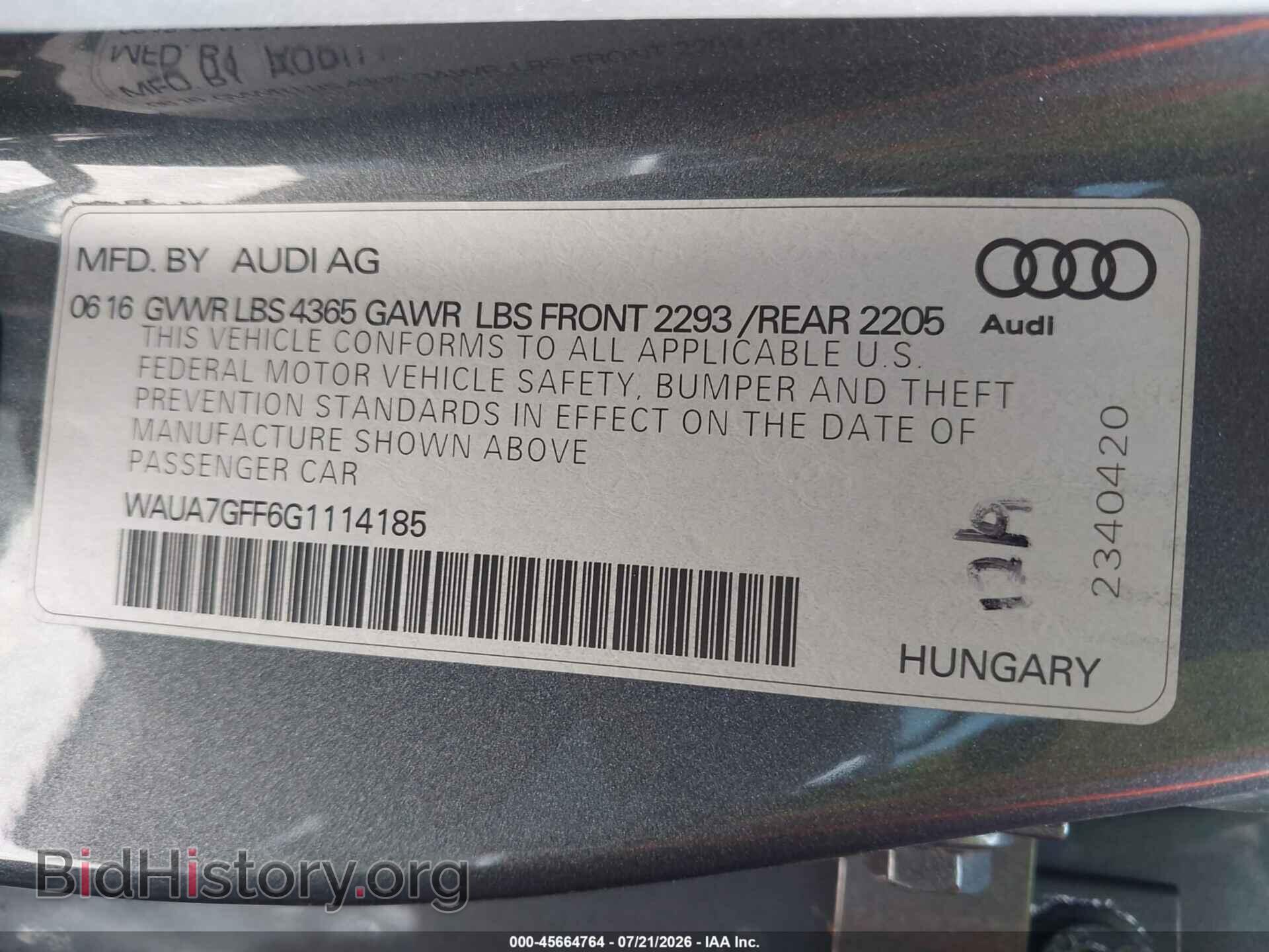 2016 AUDI A3 - VIN: WAUA7GFF6G1114185 - Photo 9