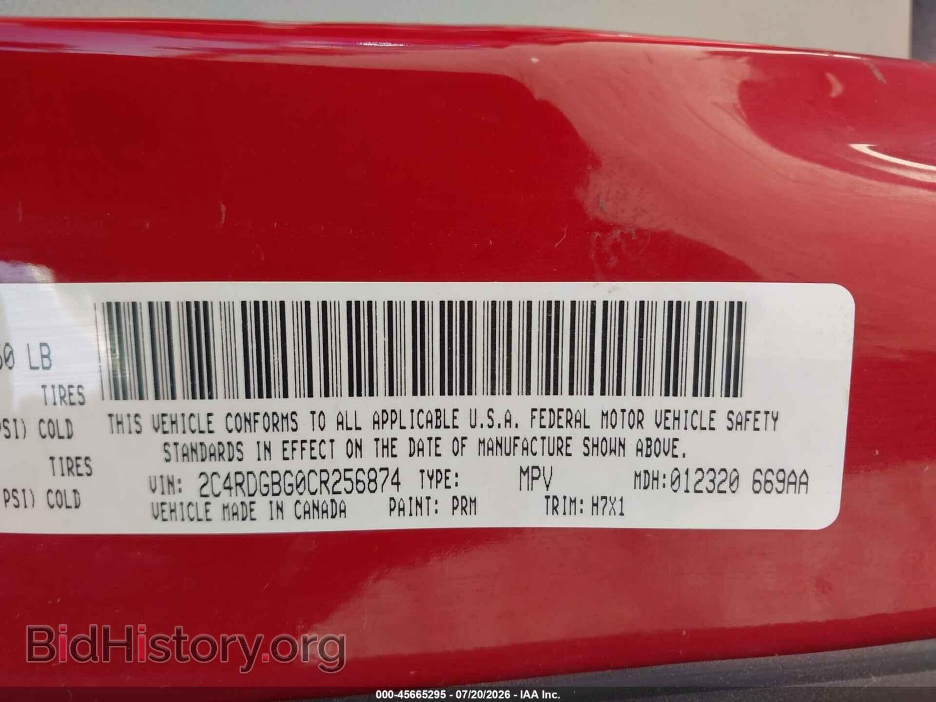 2012 DODGE GRAND CARAVAN - VIN: 2C4RDGBG0CR256874 - Фото 9