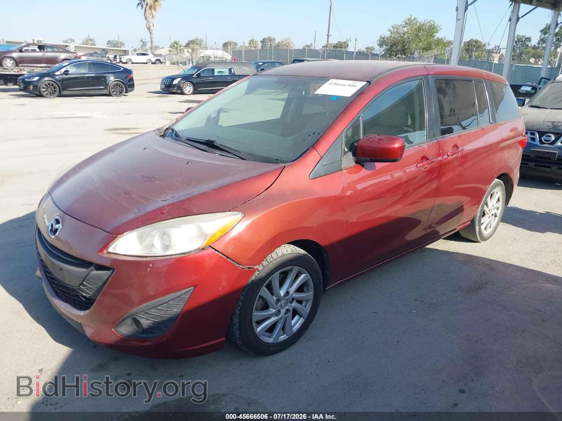 2012 MAZDA MAZDA5 - VIN: JM1CW2BL0C0118892 - Фото 2