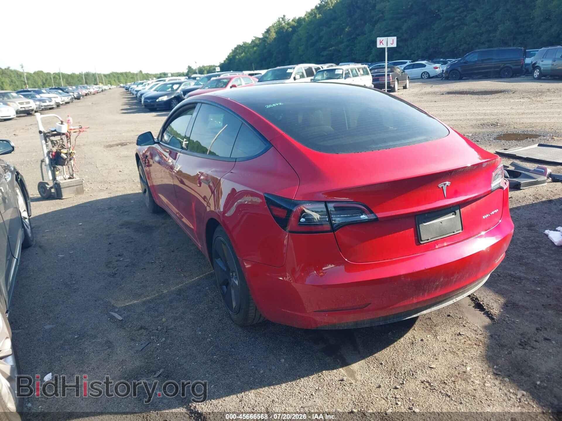2022 TESLA MODEL 3 - VIN: 5YJ3E1EB7NF134124 - Фото 3