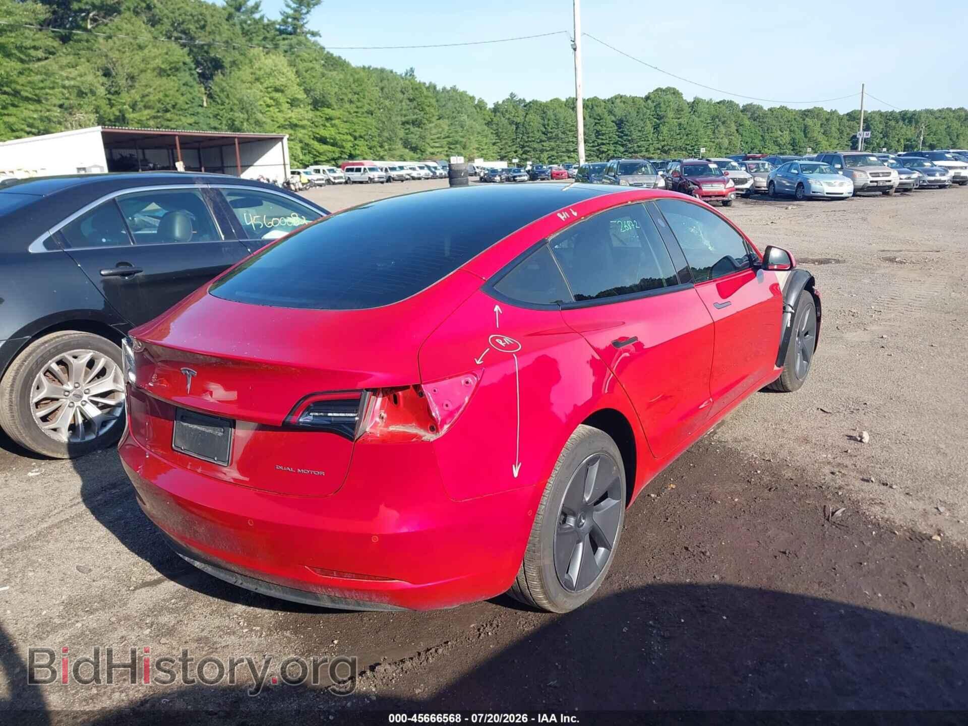 2022 TESLA MODEL 3 - VIN: 5YJ3E1EB7NF134124 - Фото 4