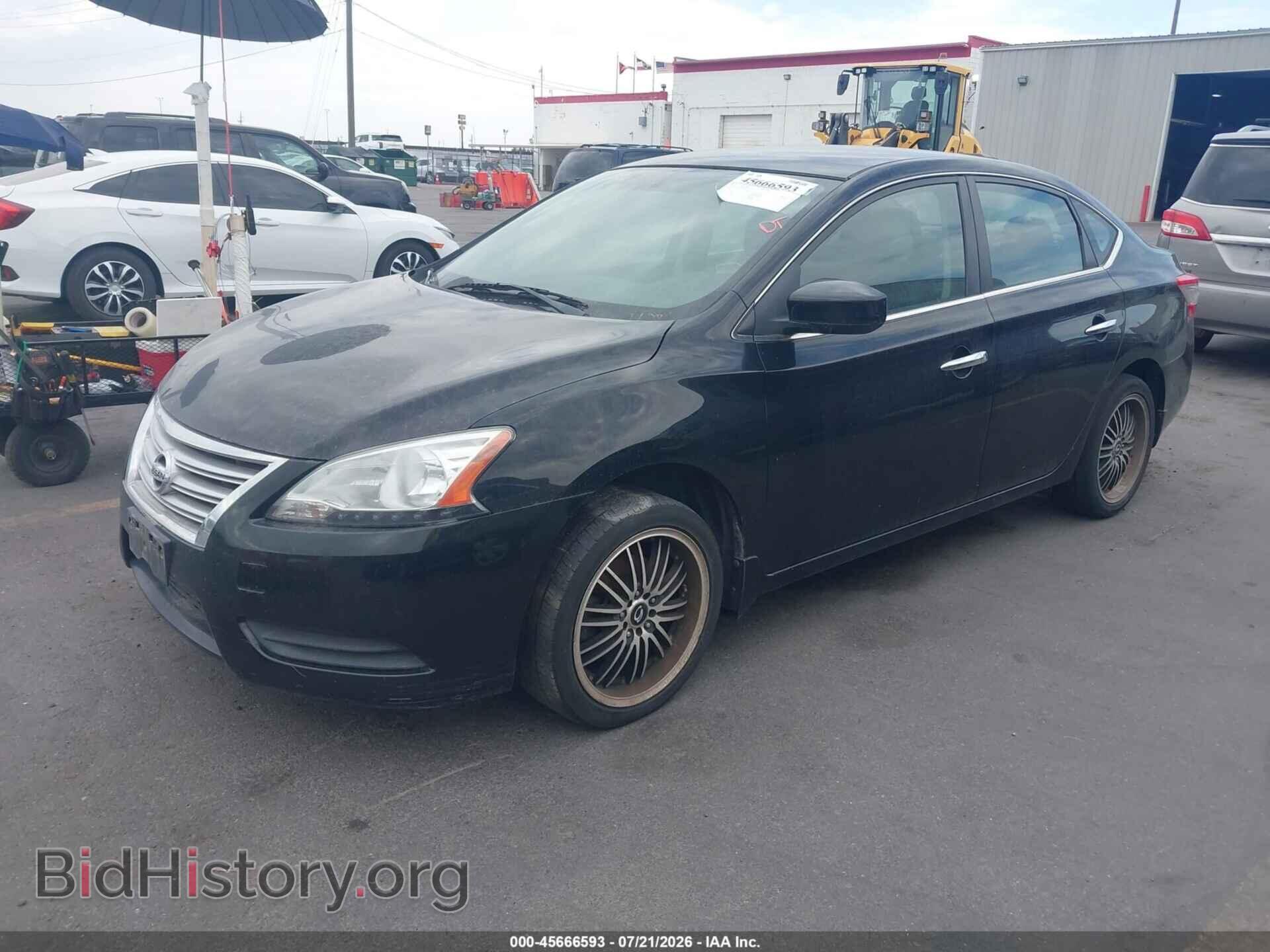 2013 NISSAN SENTRA - VIN: 3N1AB7AP1DL742874 - Фото 2