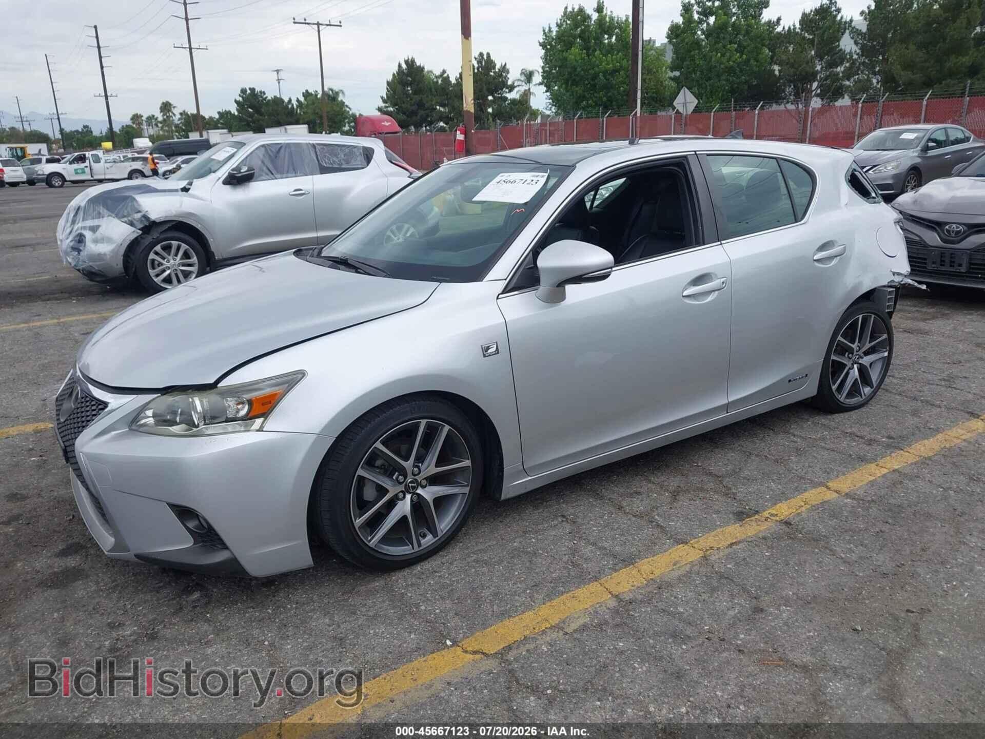 2014 LEXUS CT 200H - VIN: JTHKD5BH2E2198894 - Photo 2
