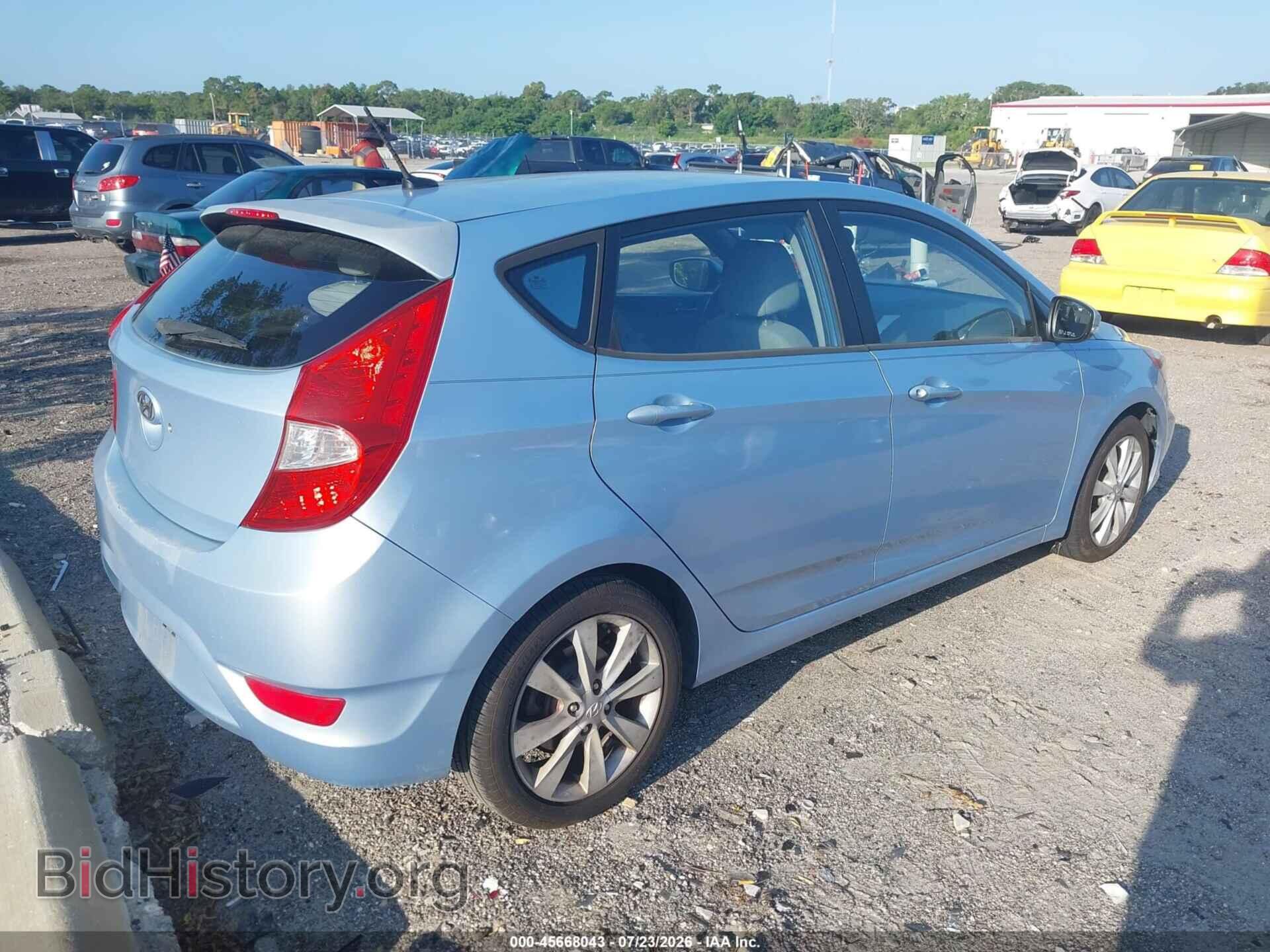 2013 HYUNDAI ACCENT - VIN: KMHCU5AE9DU074357 - Фото 4