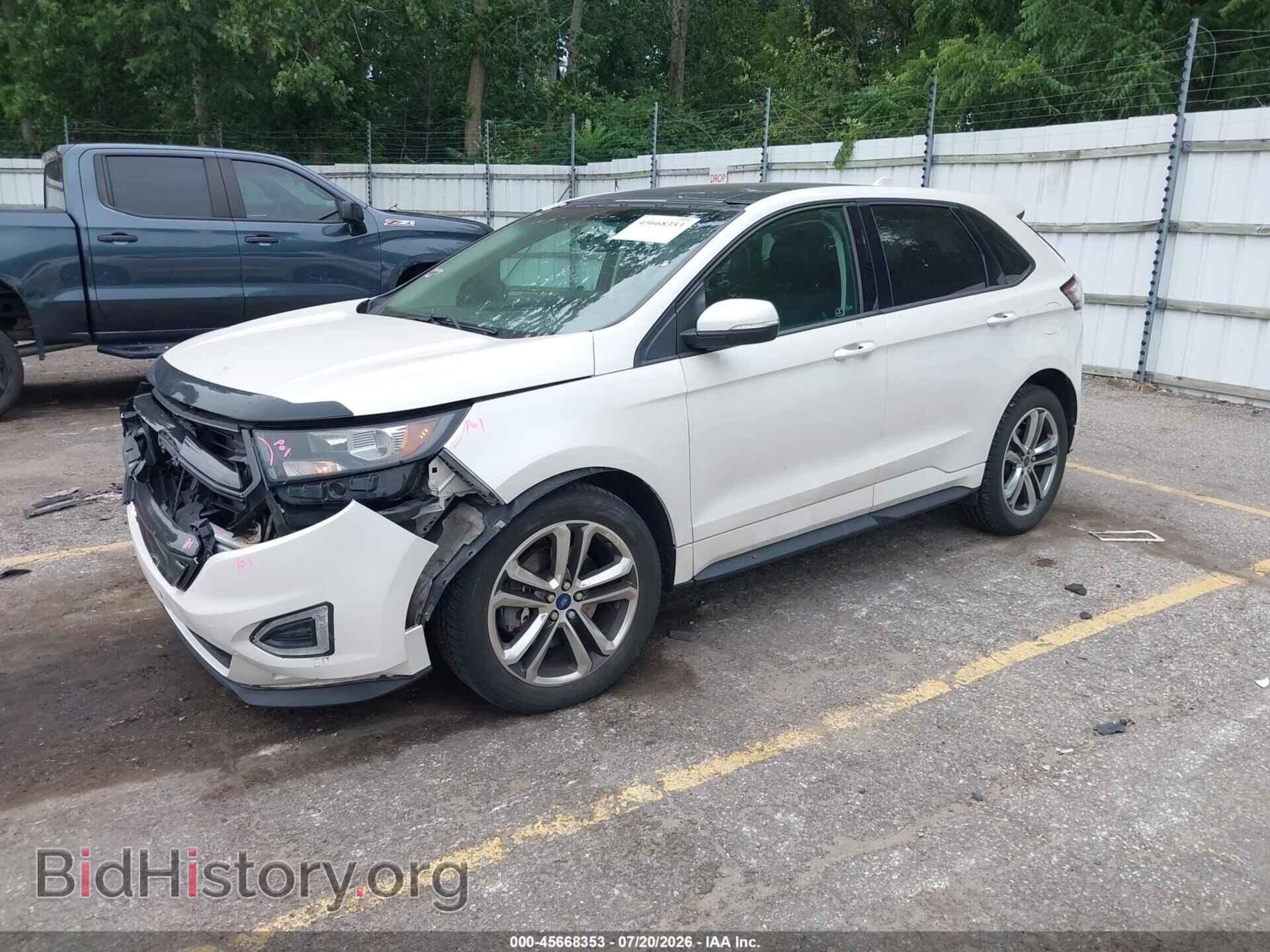 2015 FORD EDGE - VIN: 2FMTK4AP1FBB01237 - Фото 2