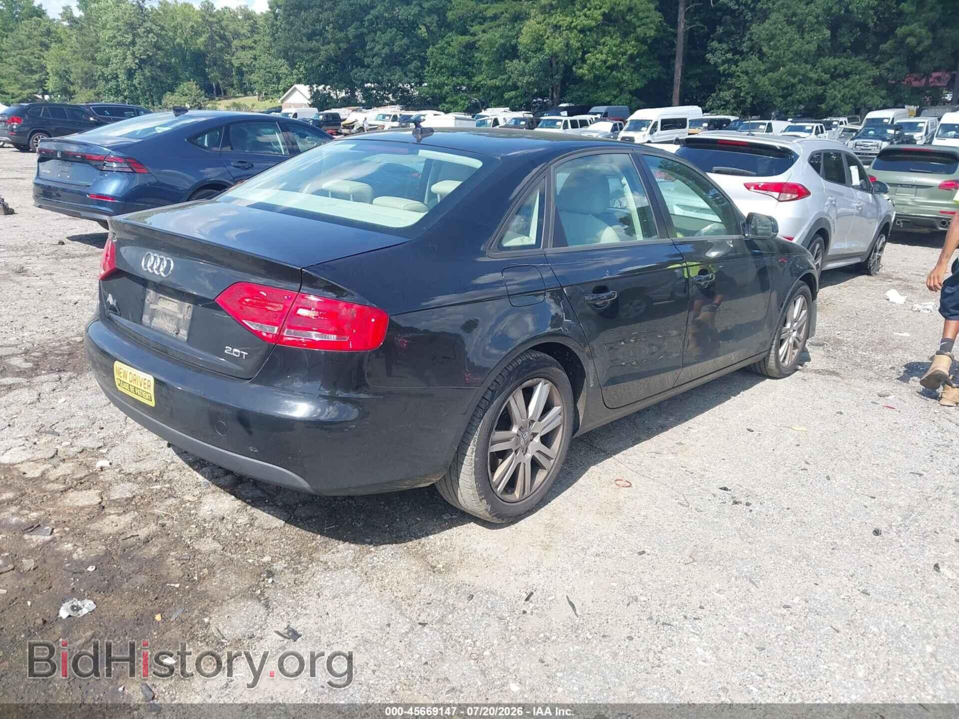 2010 AUDI A4 - VIN: WAUAFAFL7AN065875 - Фото 4