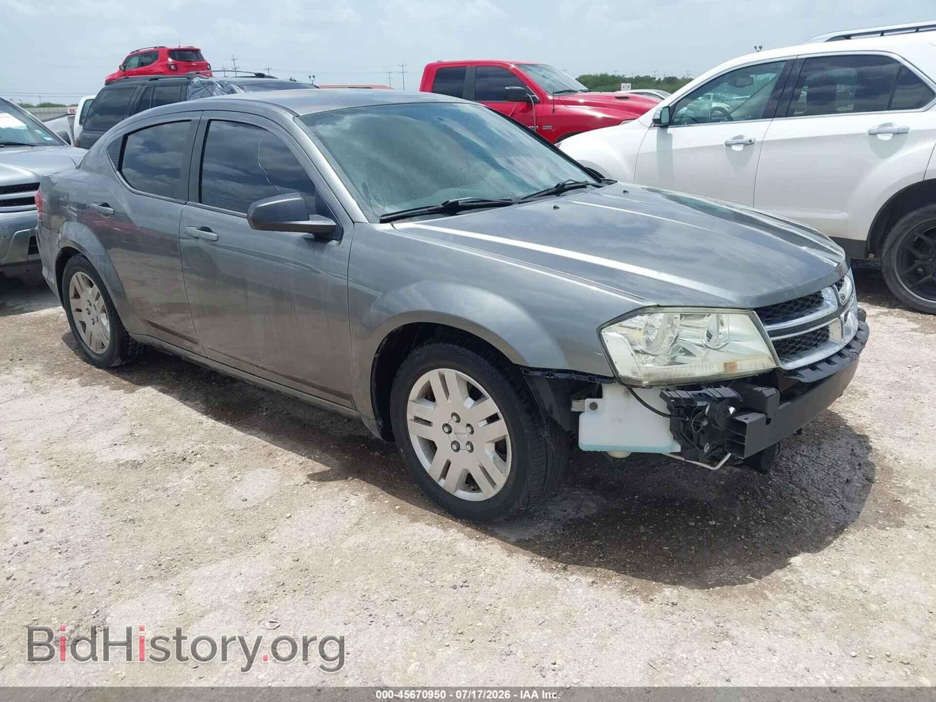 Фотография 1C3CDZABXDN548378 - DODGE AVENGER 2013