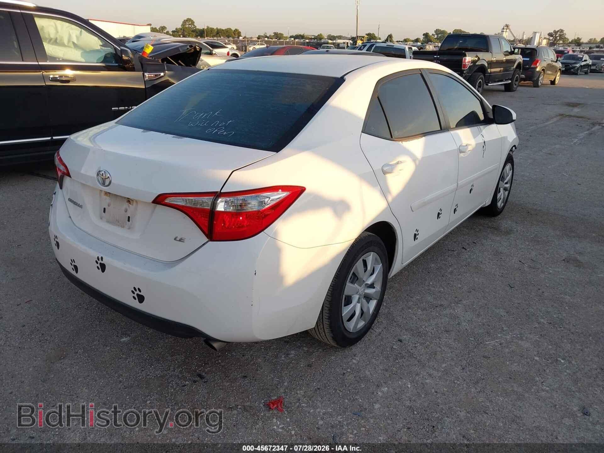 2016 TOYOTA COROLLA - VIN: 5YFBURHE8GP435804 - Фото 4