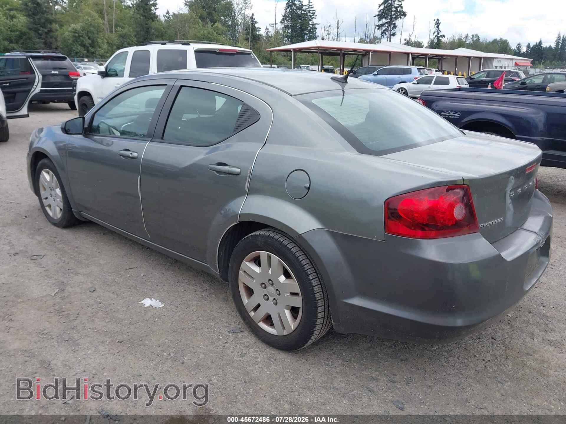 2012 DODGE AVENGER - VIN: 1C3CDVAB3CN259650 - Фото 3