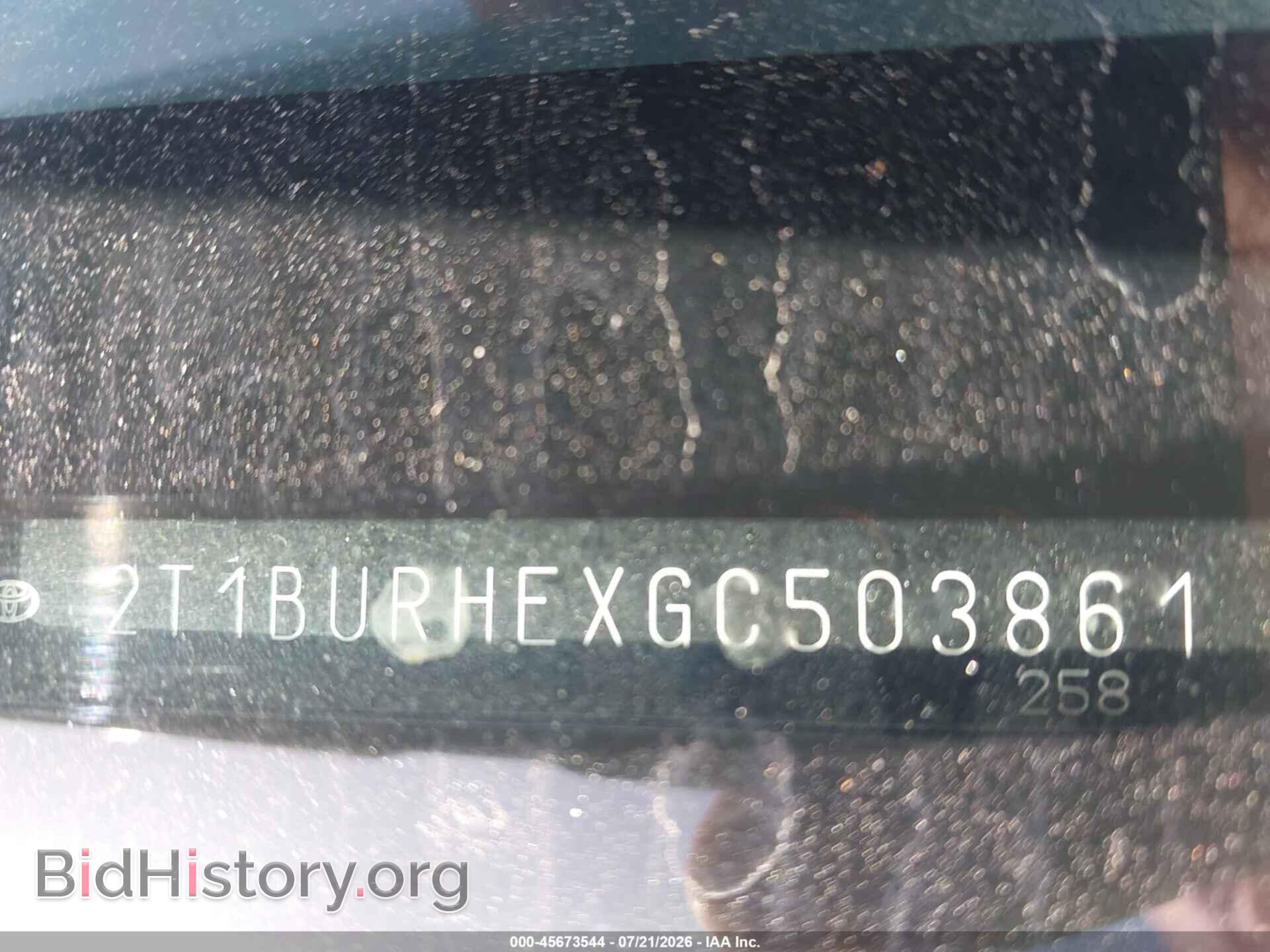 2016 TOYOTA COROLLA - VIN: 2T1BURHEXGC503861 - Фото 21