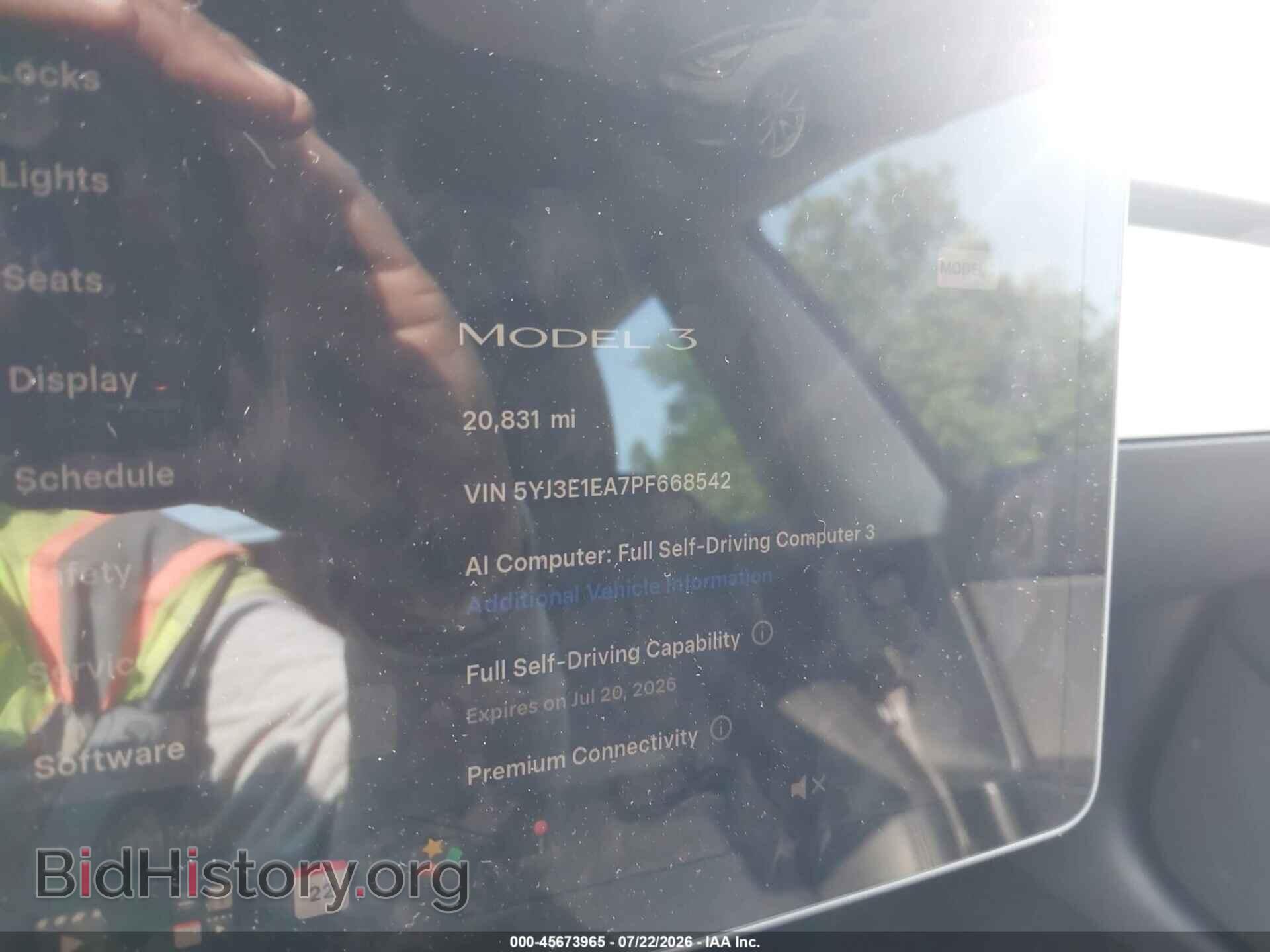 2023 TESLA MODEL 3 - VIN: 5YJ3E1EA7PF668542 - Фото 7