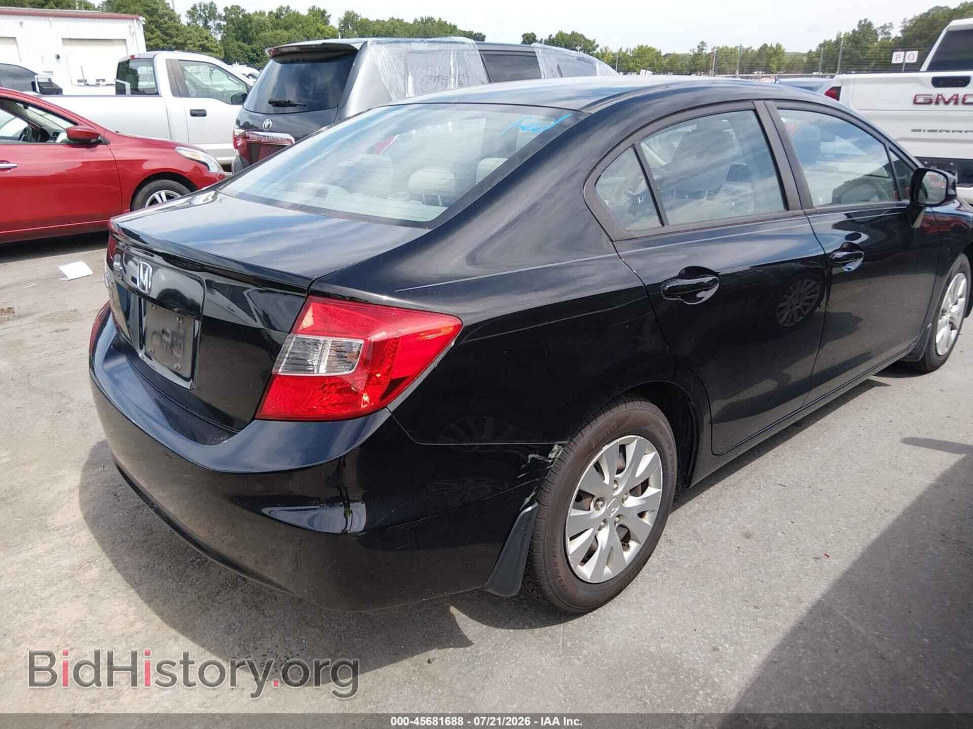 2012 HONDA CIVIC - VIN: 2HGFB2F51CH317564 - Фото 4