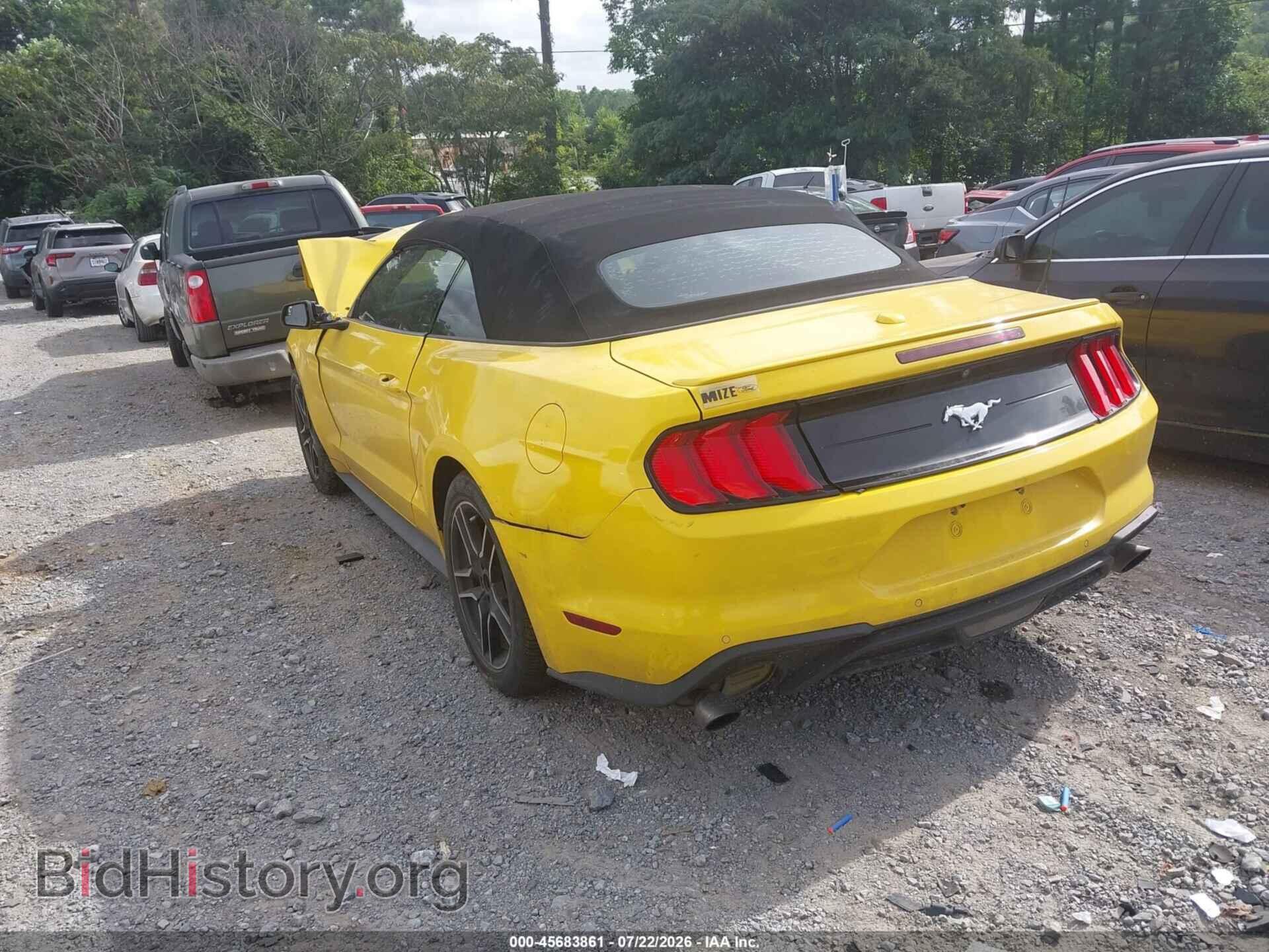 2018 FORD MUSTANG - VIN: 1FATP8UH8J5156563 - Фото 3
