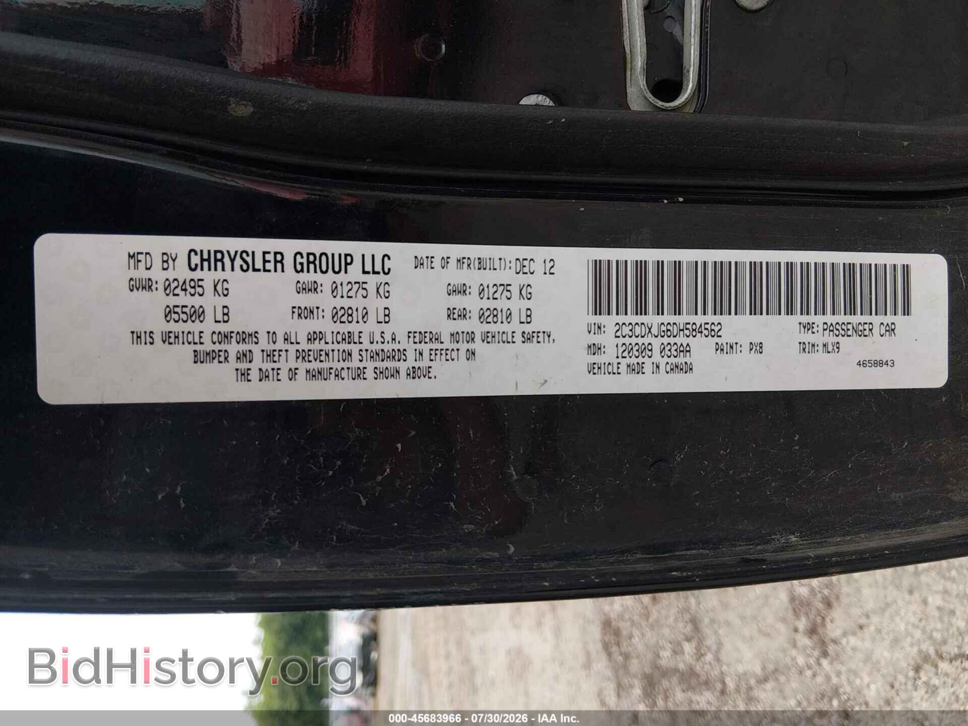2013 DODGE CHARGER - VIN: 2C3CDXJG6DH584562 - Photo 9
