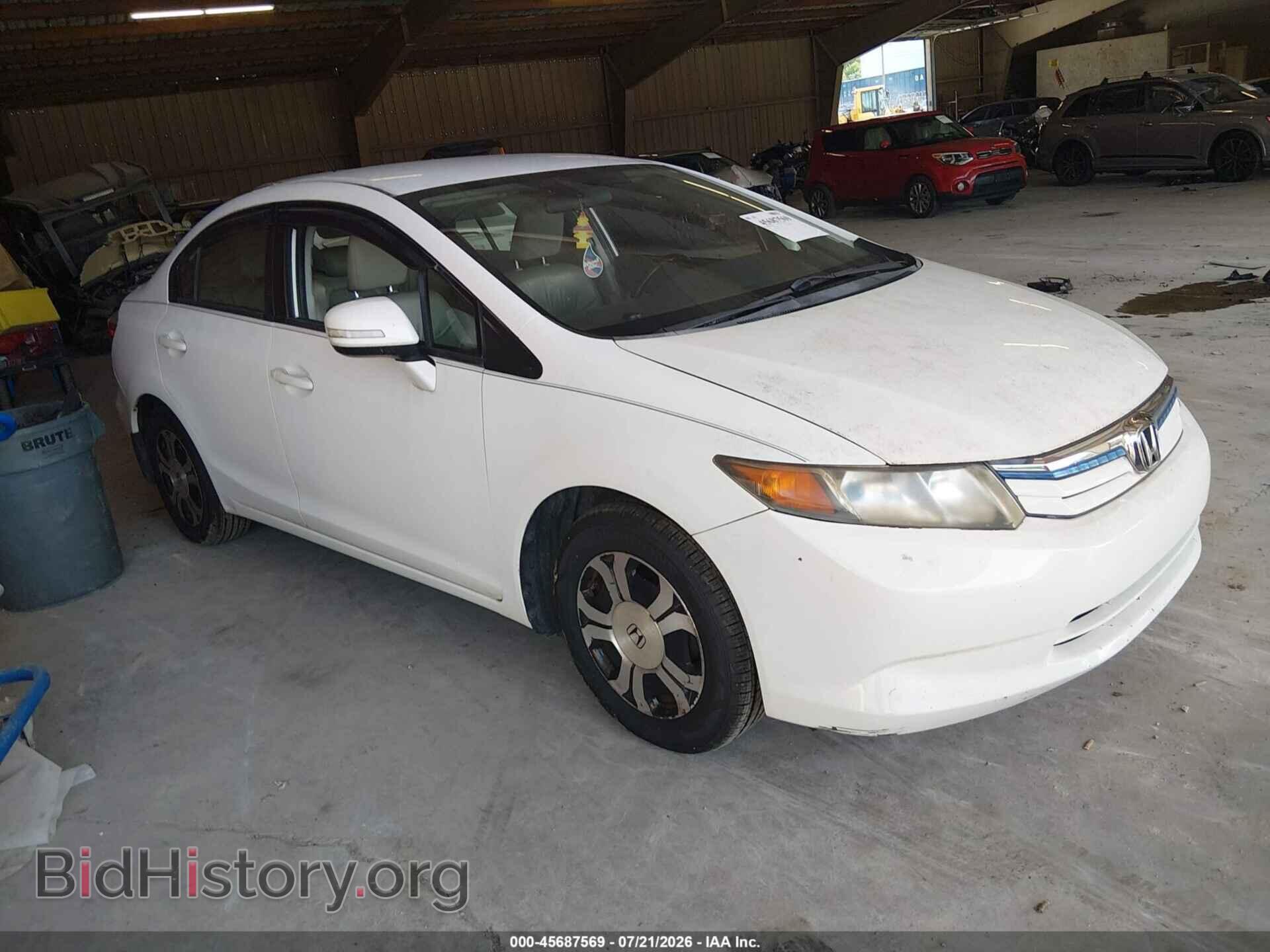 Фотография JHMFB4F34CS007795 - HONDA CIVIC HYBRID 2012
