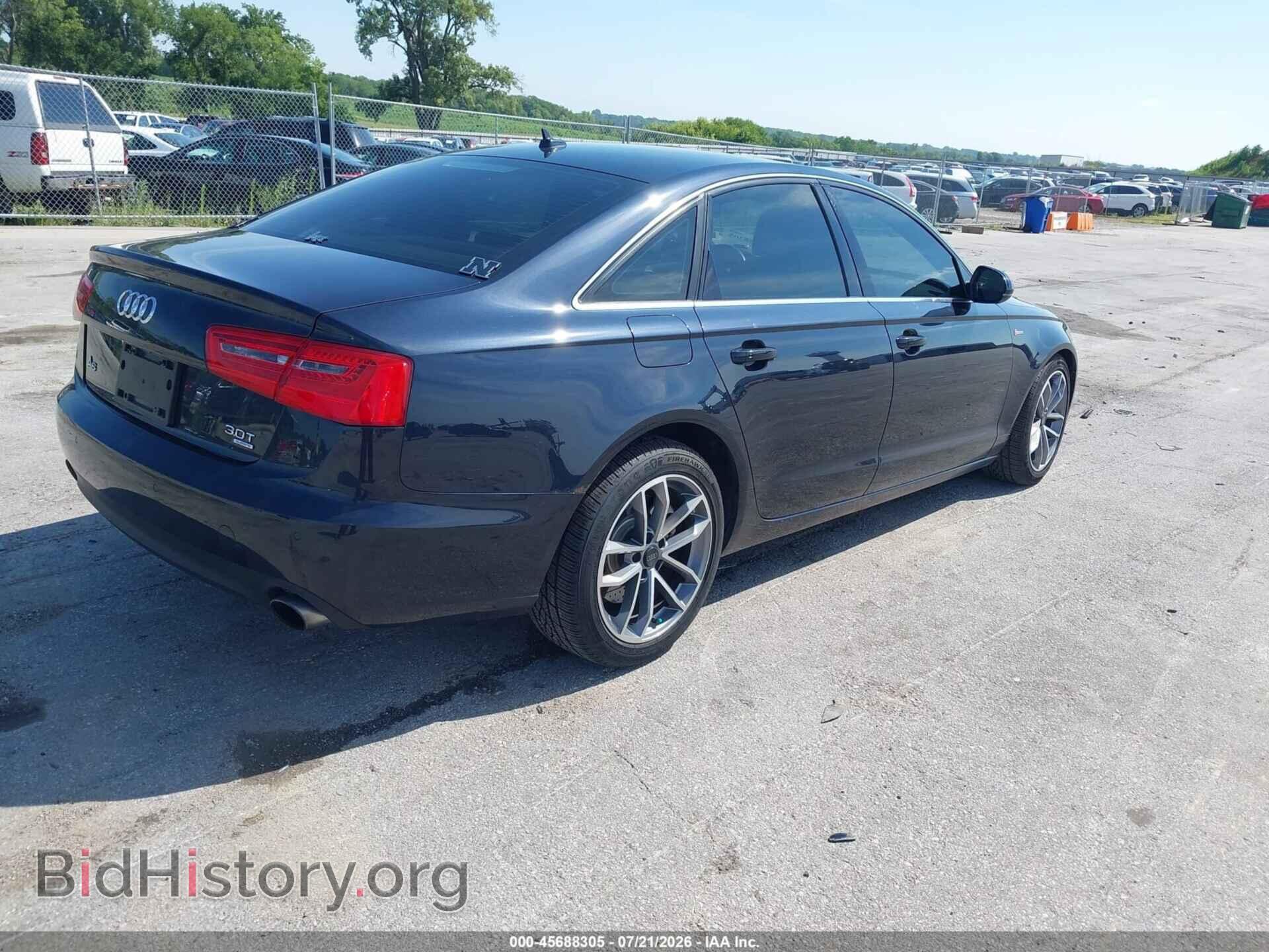 2012 AUDI A6 - VIN: WAUGGAFC2CN158474 - Фото 4