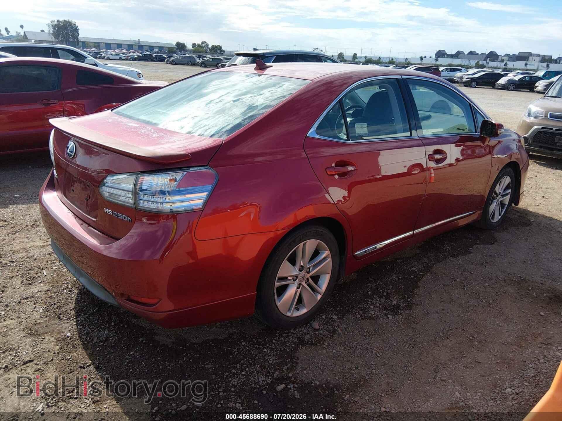 2010 LEXUS HS 250H - VIN: JTHBB1BA4A2027317 - Фото 4