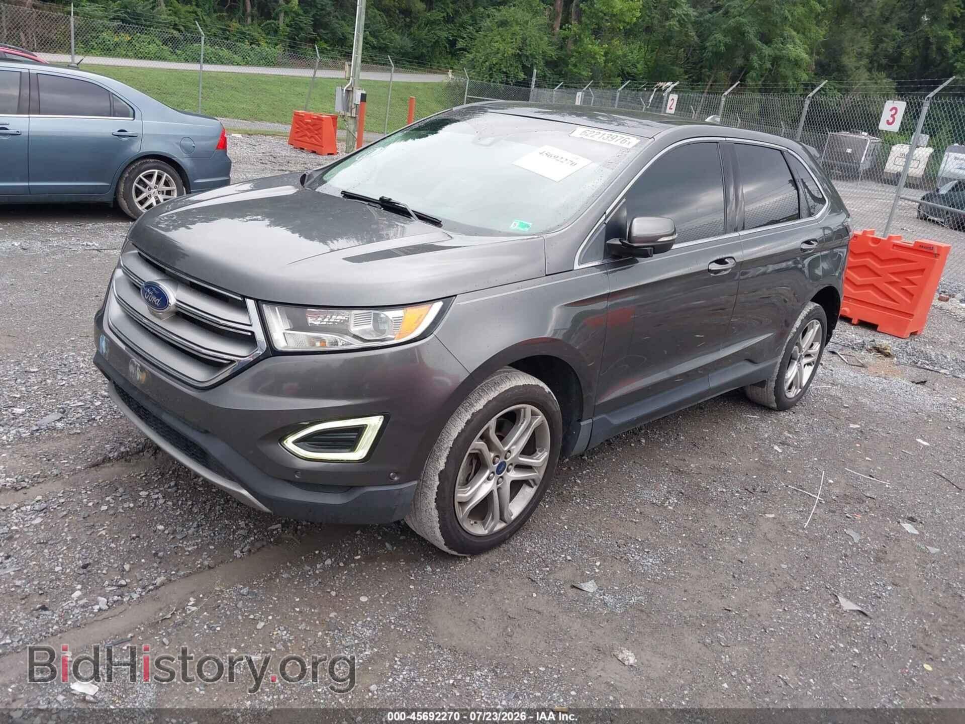 2015 FORD EDGE - VIN: 2FMPK3K82FBB43953 - Фото 2