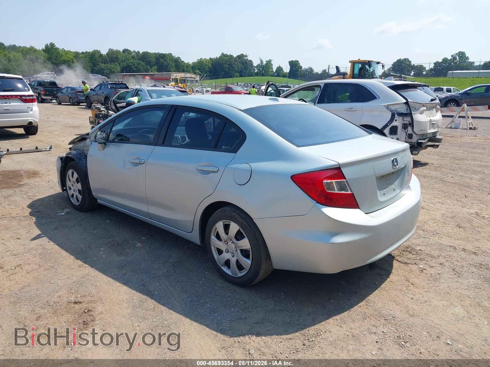 2012 HONDA CIVIC - VIN: 19XFB2F94CE035318 - Фото 3