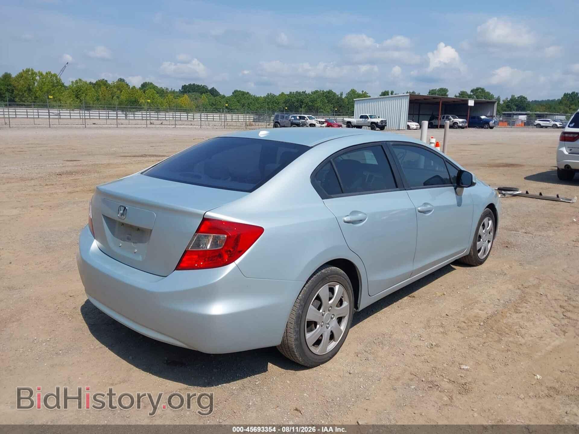 2012 HONDA CIVIC - VIN: 19XFB2F94CE035318 - Фото 4