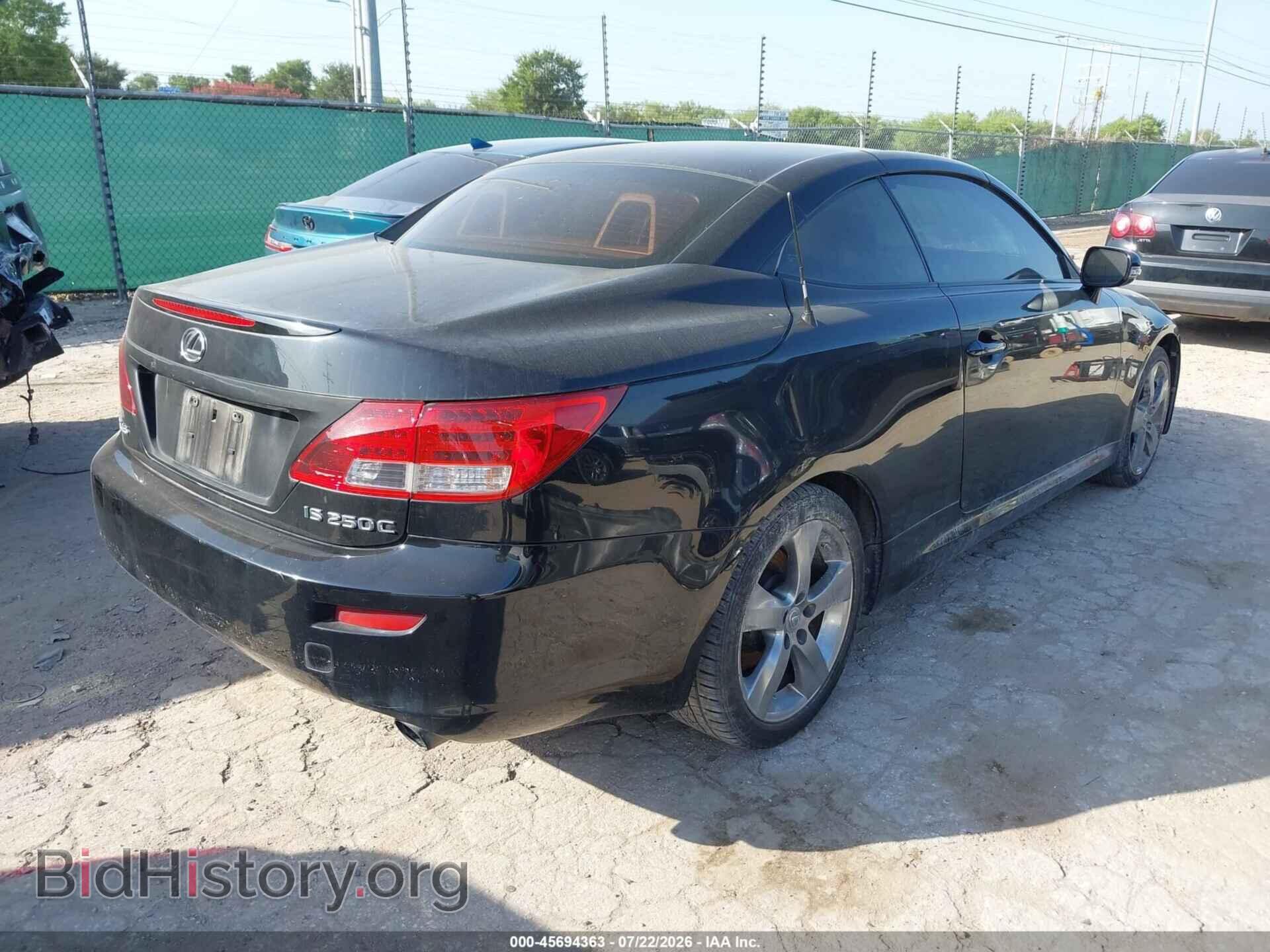 2010 LEXUS IS 250C - VIN: JTHFF2C25A2504372 - Photo 4