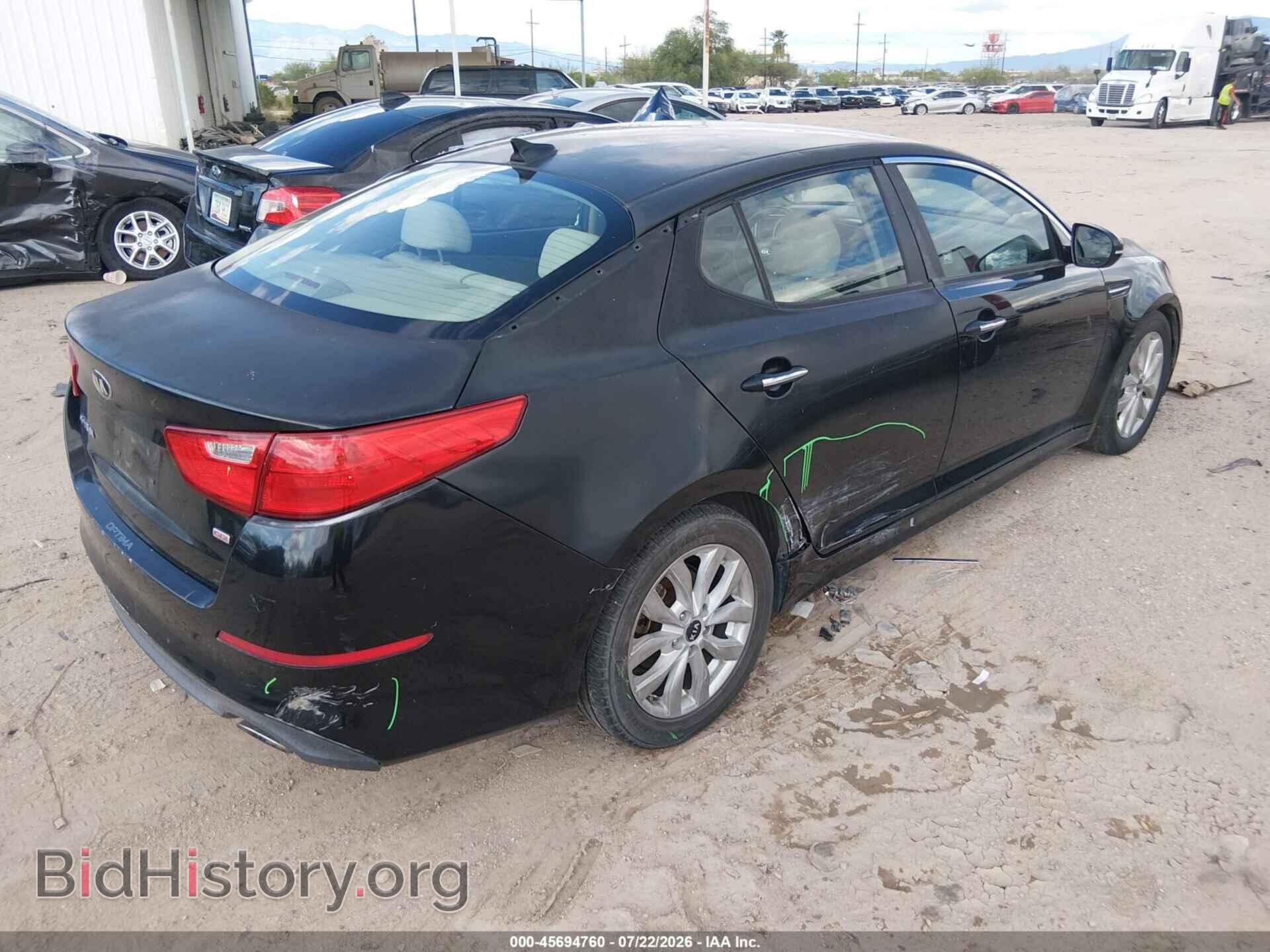 2015 KIA OPTIMA - VIN: KNAGM4A79F5619601 - Фото 4