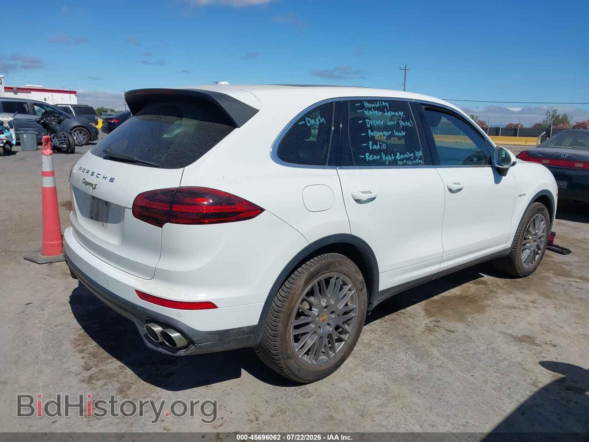 2016 PORSCHE CAYENNE E-HYBRID - VIN: WP1AE2A21GLA64332 - Фото 4