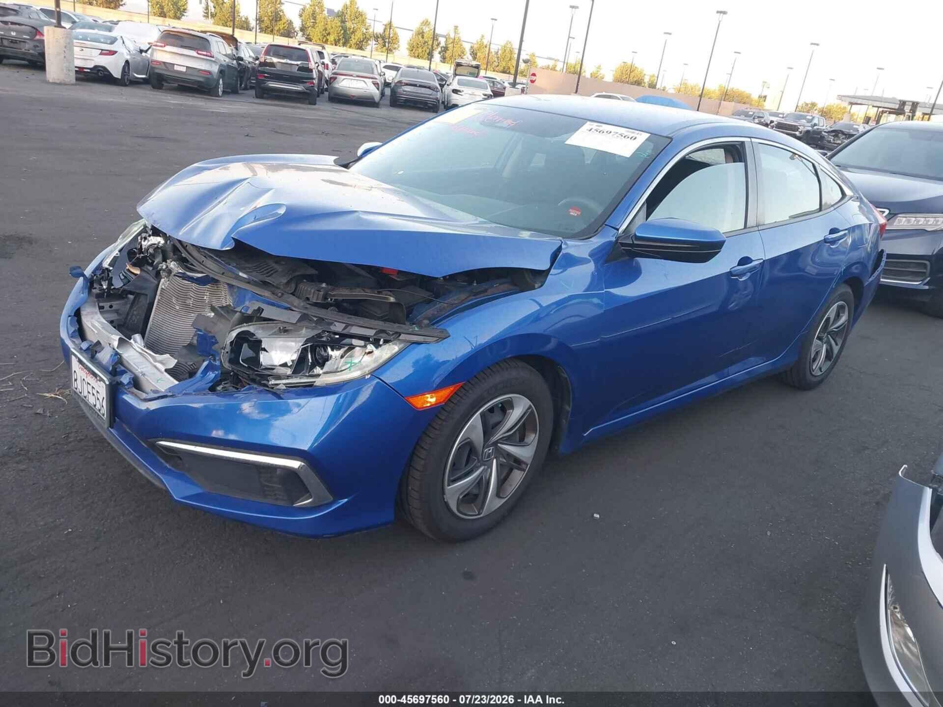 2019 HONDA CIVIC - VIN: 19XFC2F65KE203775 - Фото 2