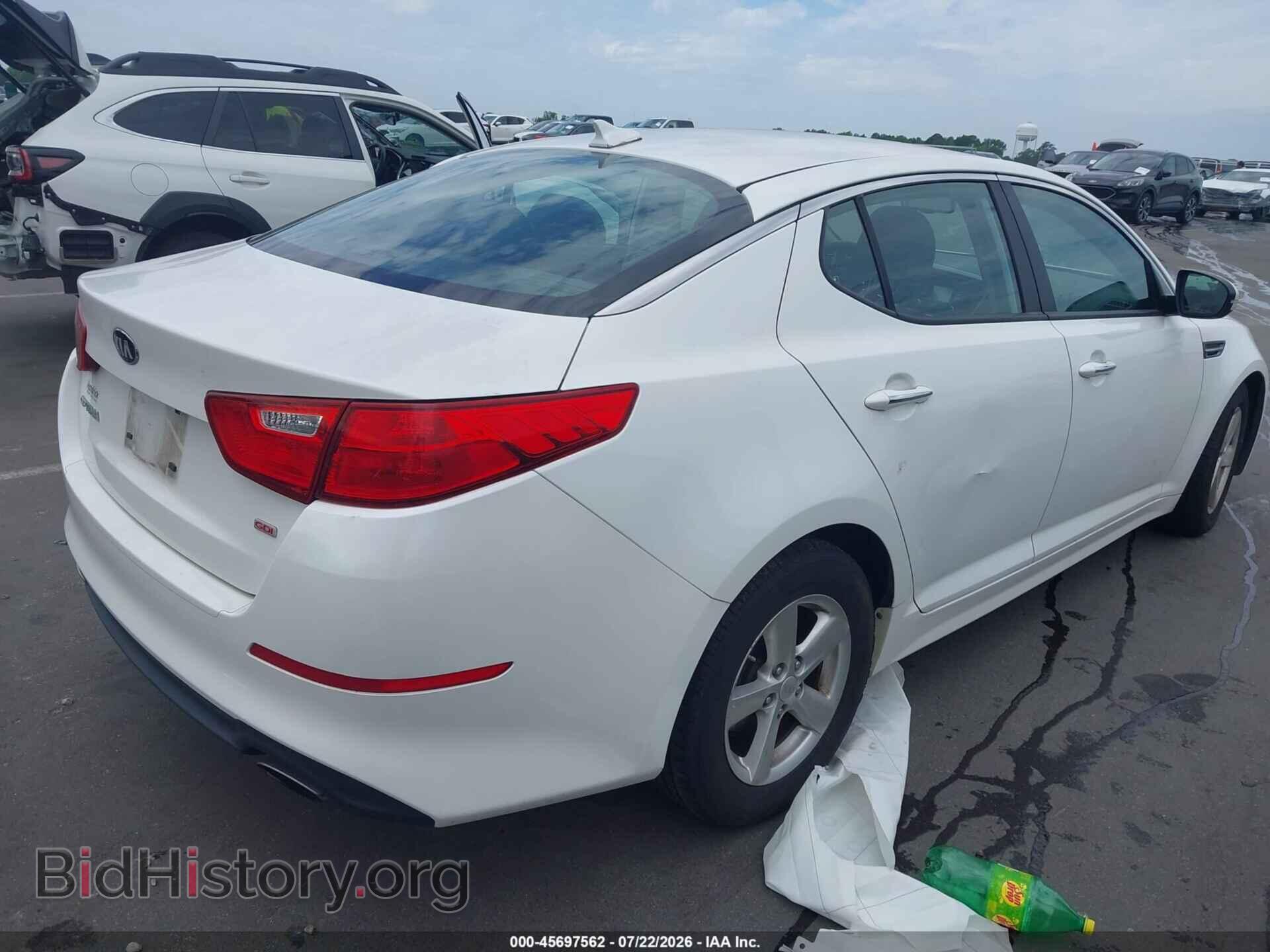 2015 KIA OPTIMA - VIN: KNAGM4A75F5557047 - Фото 4