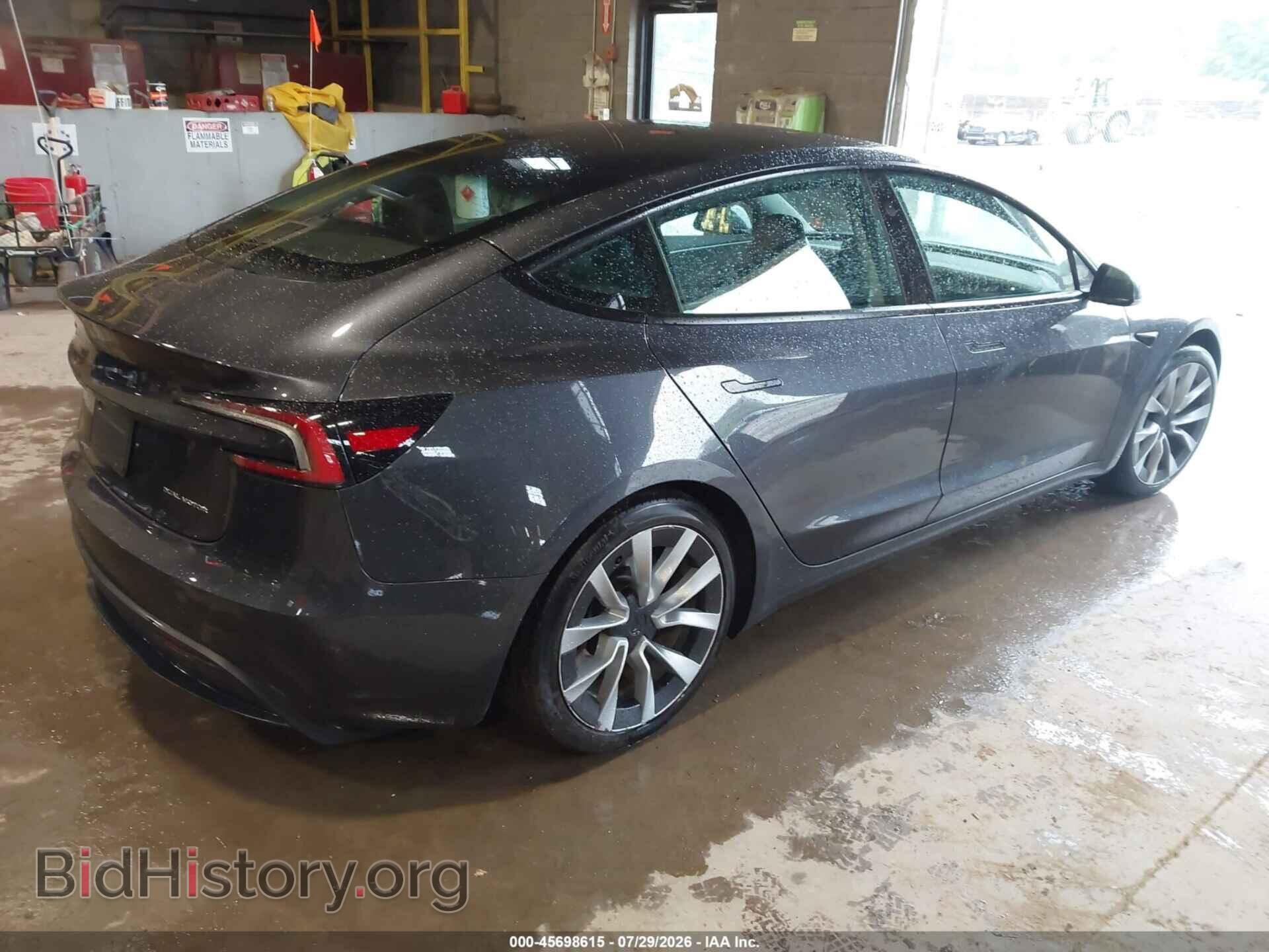2024 TESLA MODEL 3 - VIN: 5YJ3E1EB4RF809675 - Фото 4
