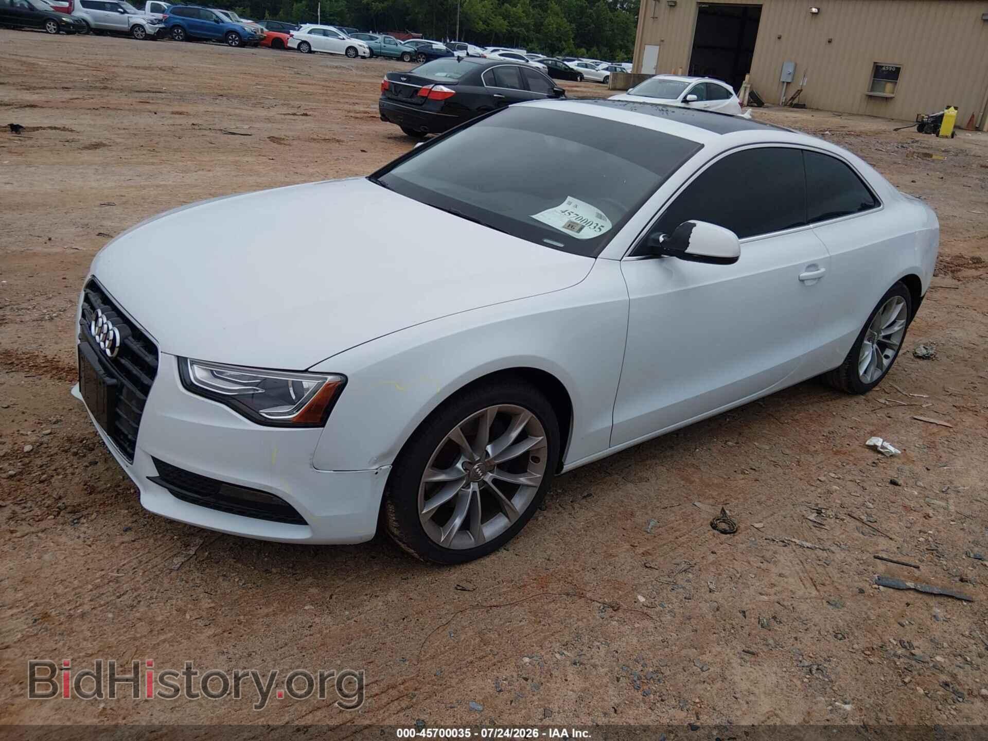 2013 AUDI A5 - VIN: WAUCFAFR5DA070176 - Photo 2