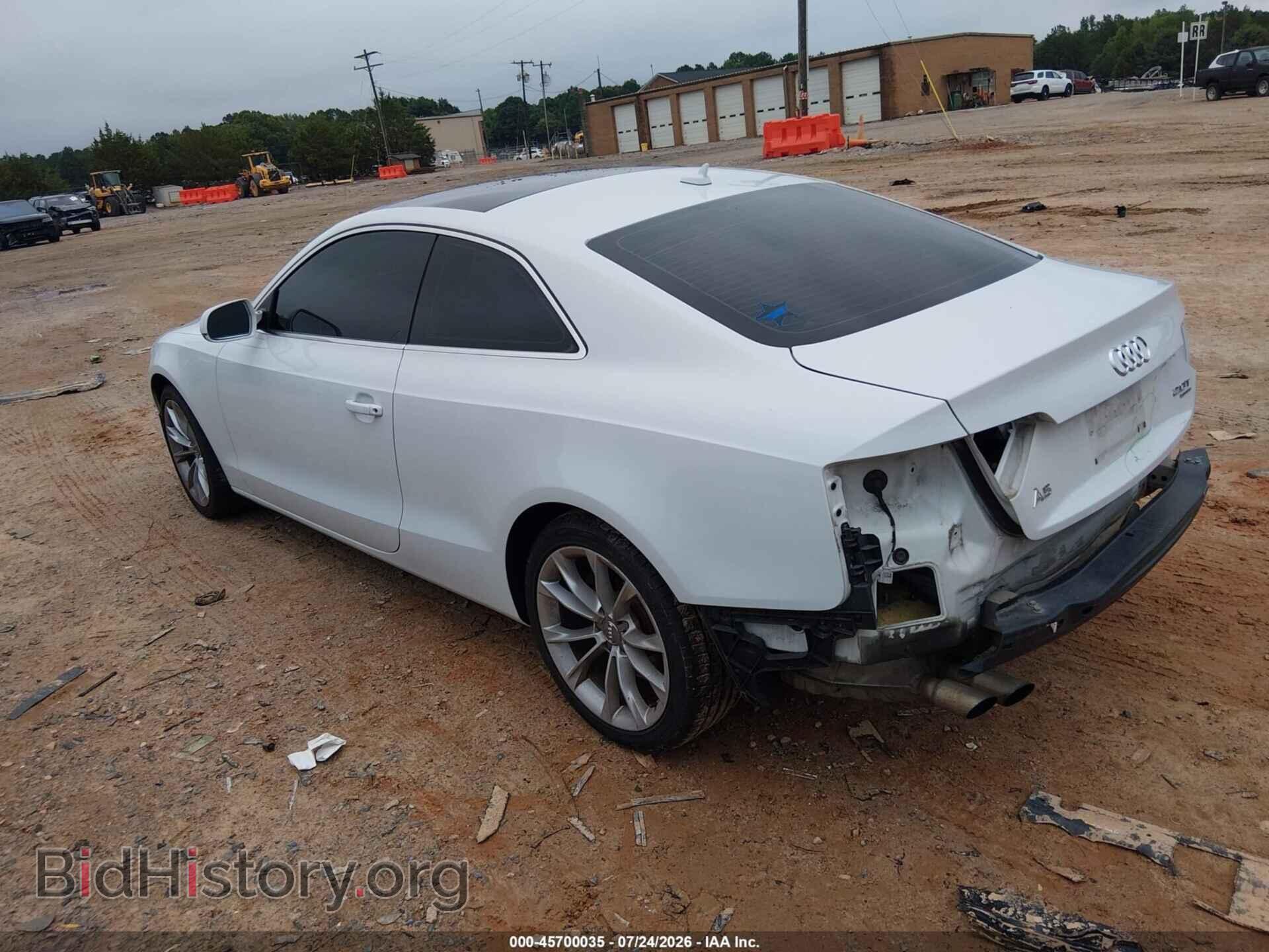 2013 AUDI A5 - VIN: WAUCFAFR5DA070176 - Photo 3