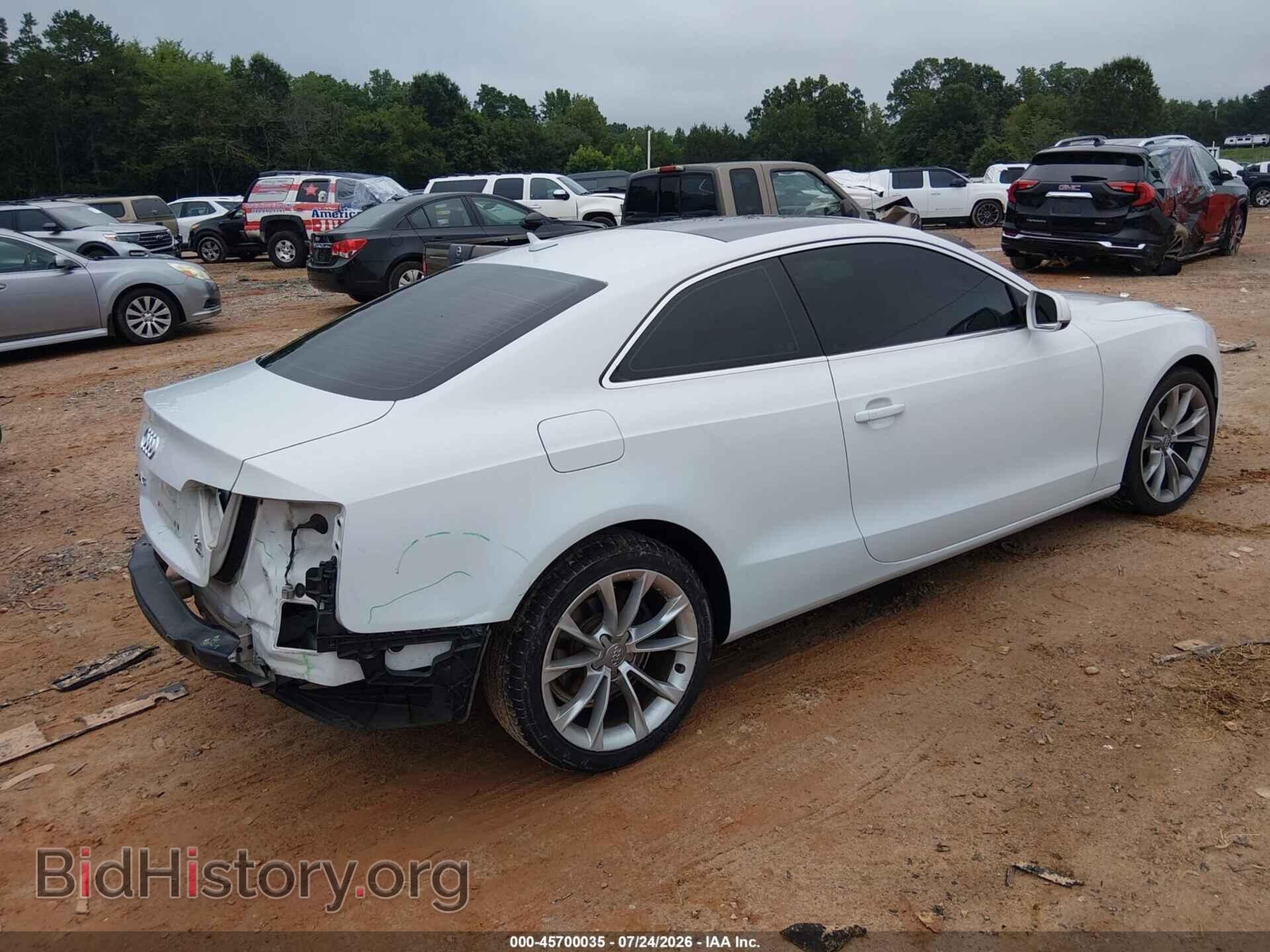 2013 AUDI A5 - VIN: WAUCFAFR5DA070176 - Photo 4