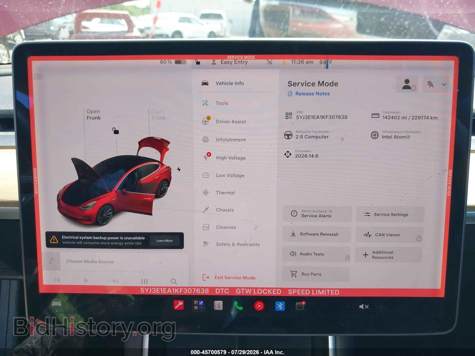 2019 TESLA MODEL 3 - VIN: 5YJ3E1EA1KF307638 - Photo 7