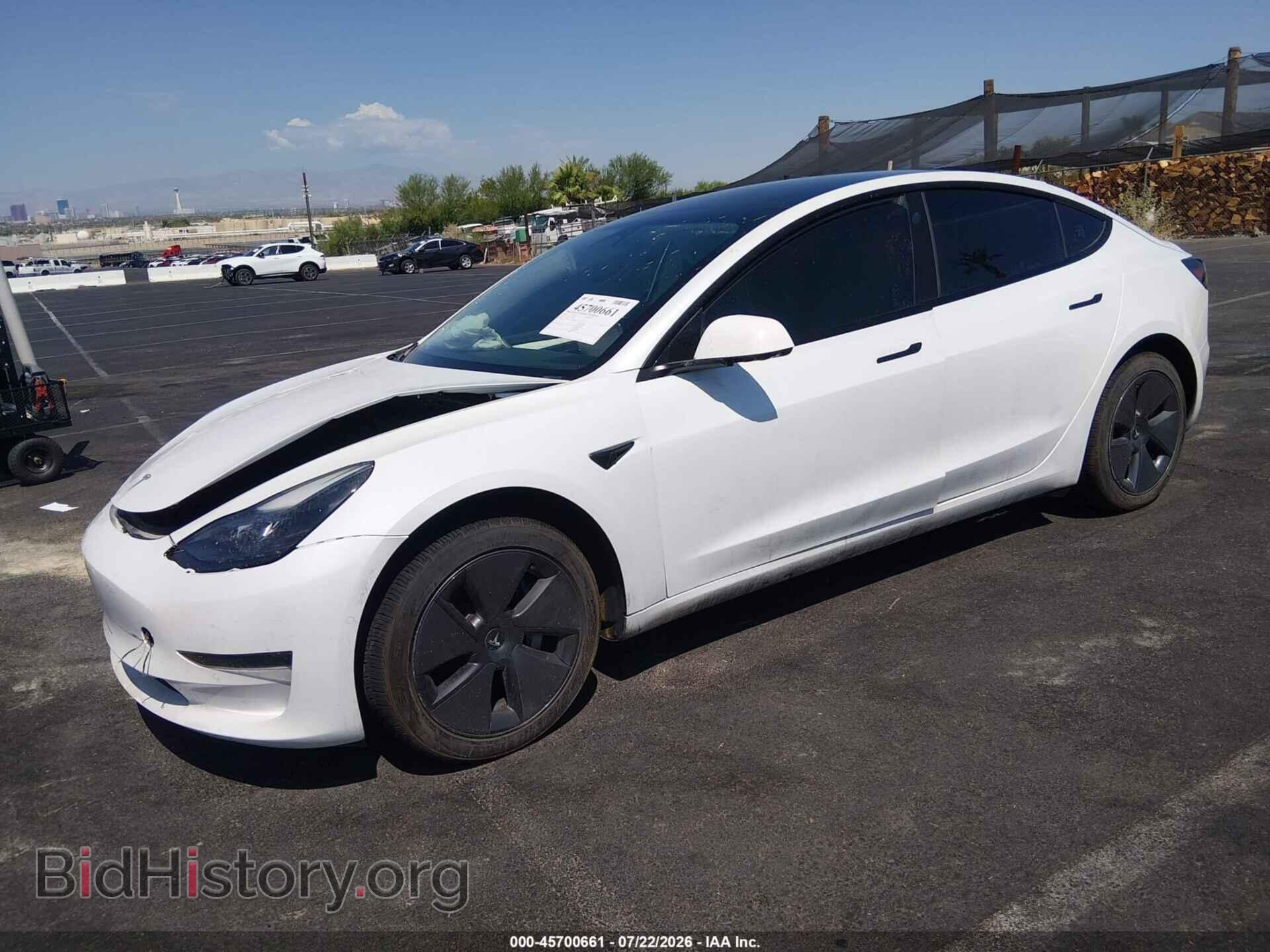 2022 TESLA MODEL 3 - VIN: 5YJ3E1EA7NF238264 - Photo 2